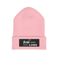 Aim High Vote Lowe Beanie | Embroidered Cuffed Beanie | Political Winter Hat UK