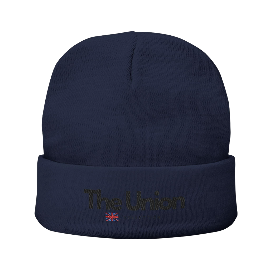 The Union Knit Beanie | Embroidered Cuffed Hat | British Heritage Winter Cap