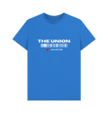 Bright Blue Printed T-shirt Front