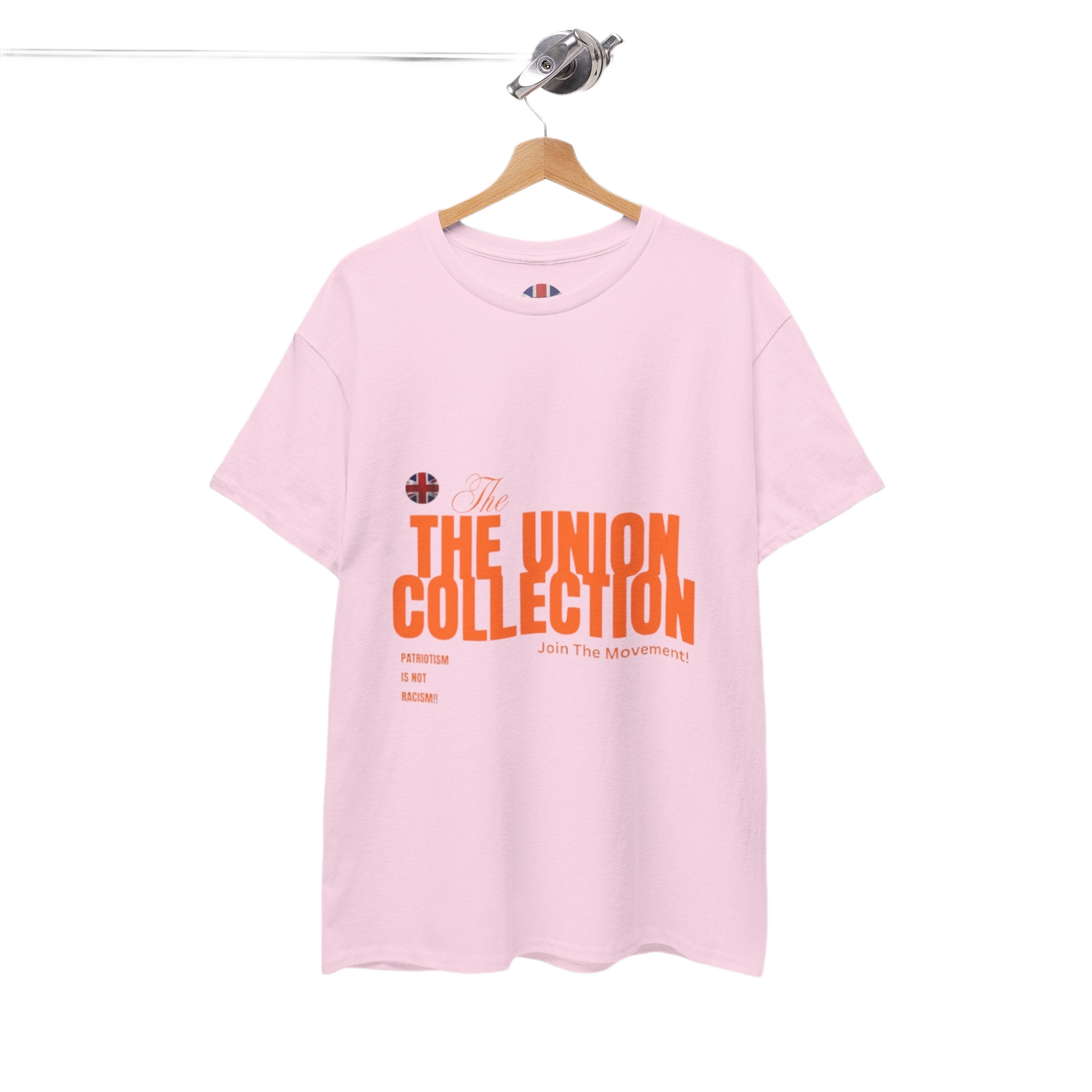 Patriotism Is Not Racism T-Shirt | Union Collection Blue Hand Design | British Political Statement Tee