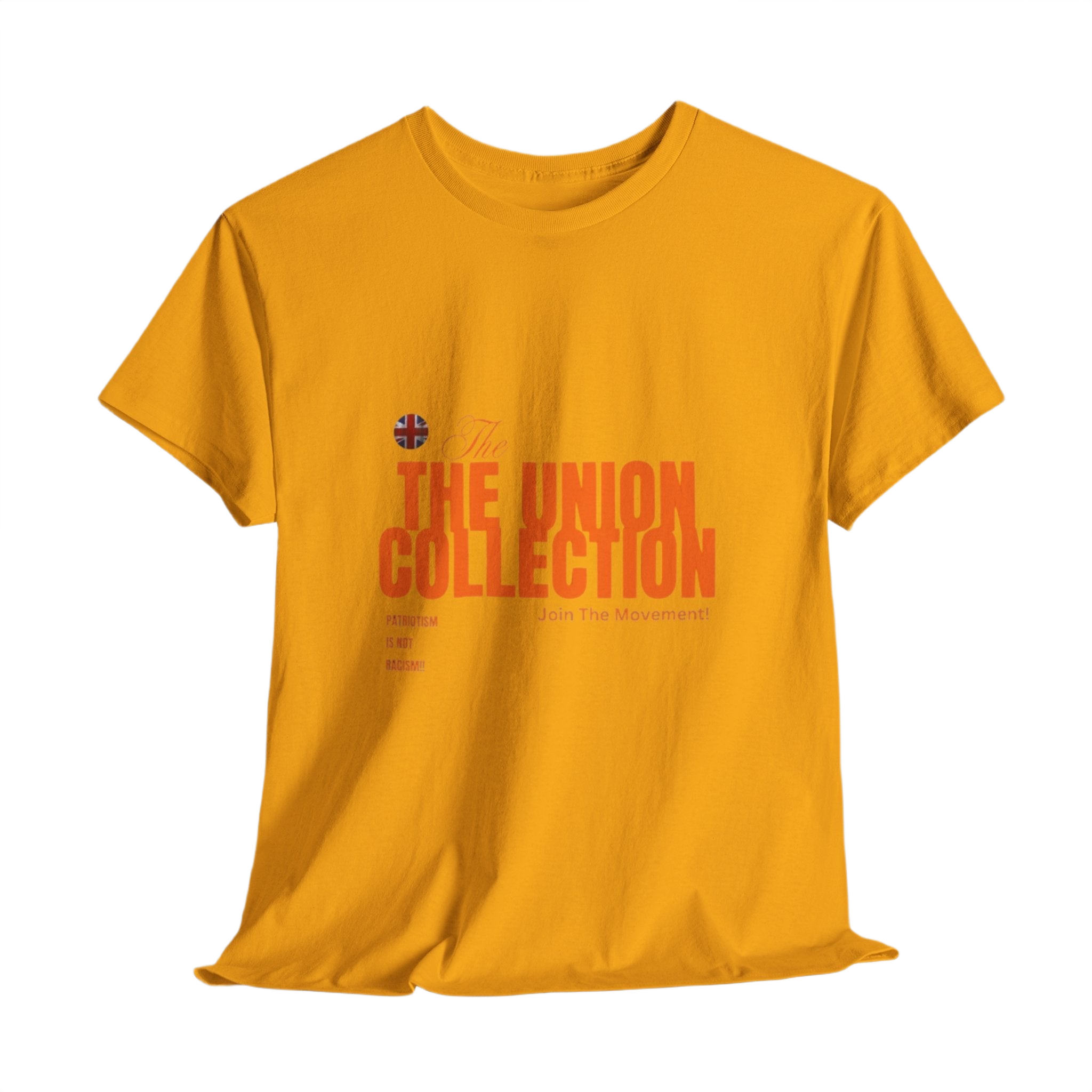 Patriotism Is Not Racism T-Shirt | Union Collection Blue Hand Design | British Political Statement Tee