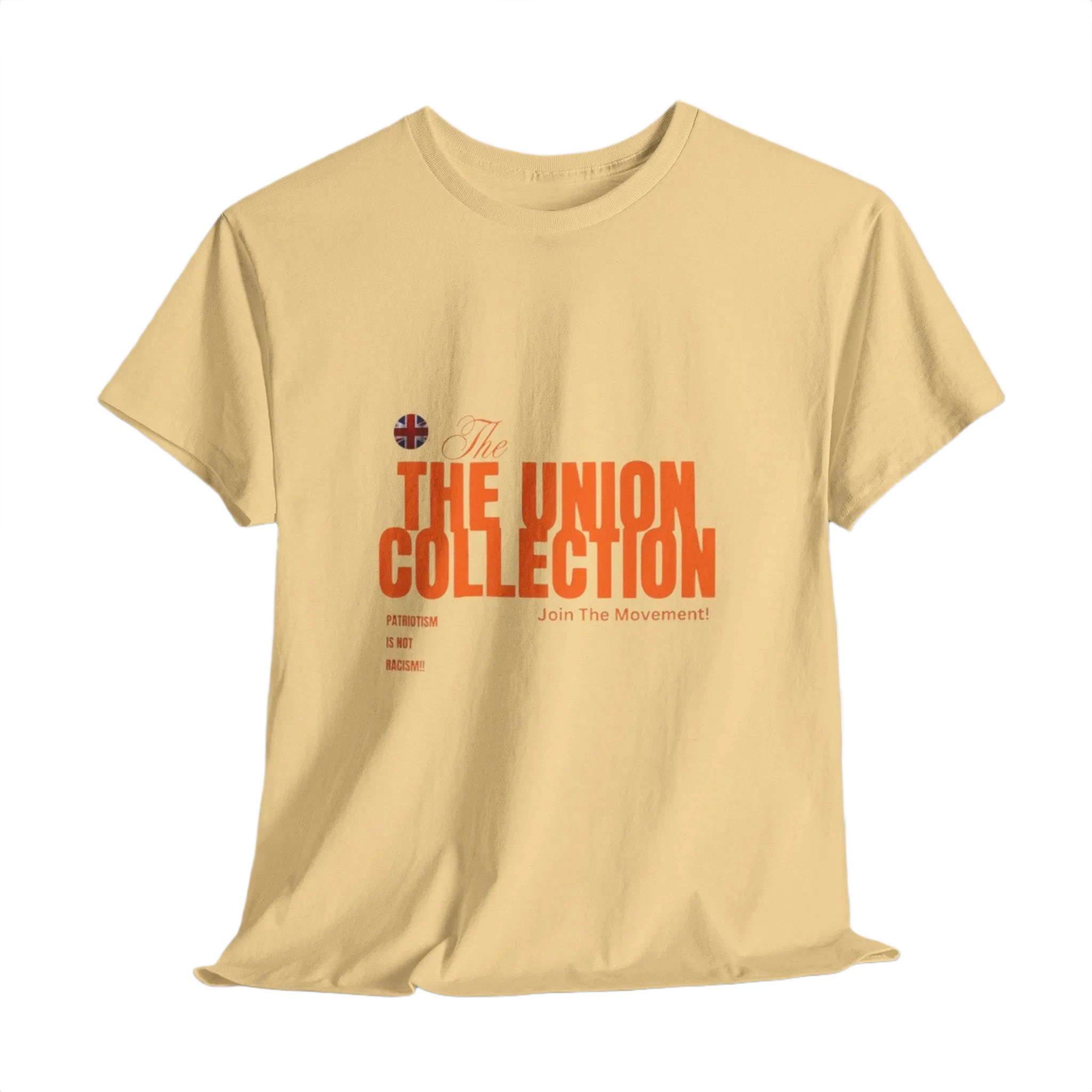 Patriotism Is Not Racism T-Shirt | Union Collection Blue Hand Design | British Political Statement Tee