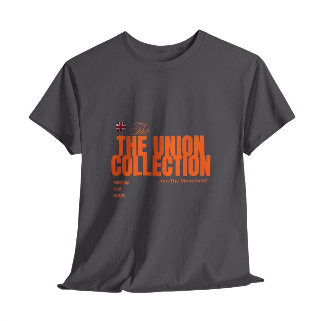Patriotism Is Not Racism T-Shirt | Union Collection Blue Hand Design | British Political Statement Tee