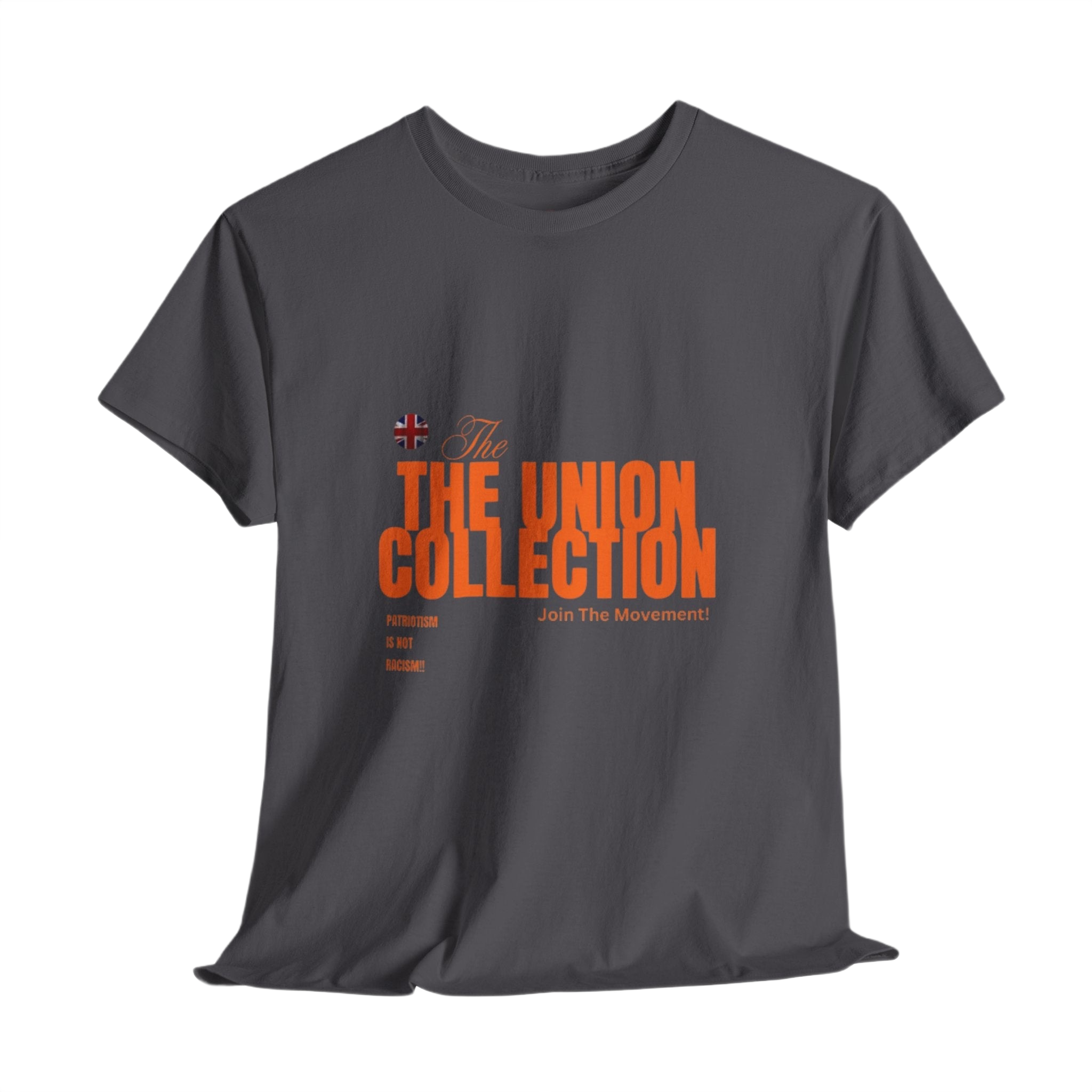 Patriotism Is Not Racism T-Shirt | Union Collection Blue Hand Design | British Political Statement Tee