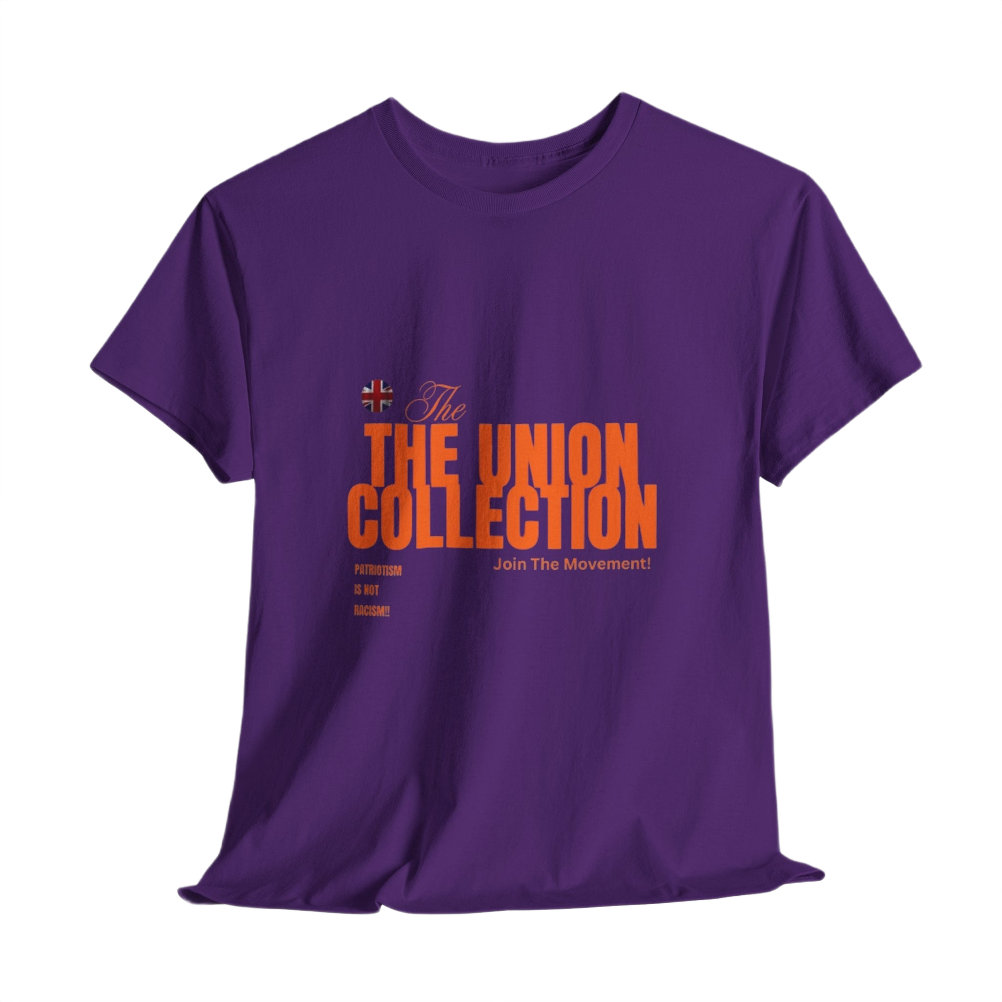 Patriotism Is Not Racism T-Shirt | Union Collection Blue Hand Design | British Political Statement Tee