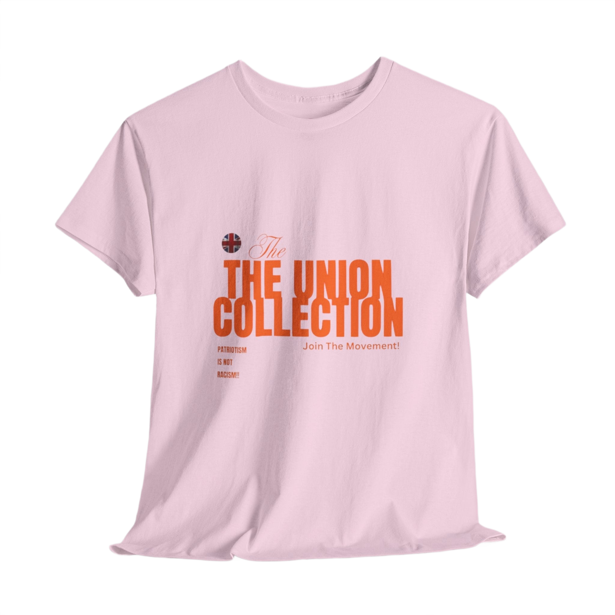 Patriotism Is Not Racism T-Shirt | Union Collection Blue Hand Design | British Political Statement Tee