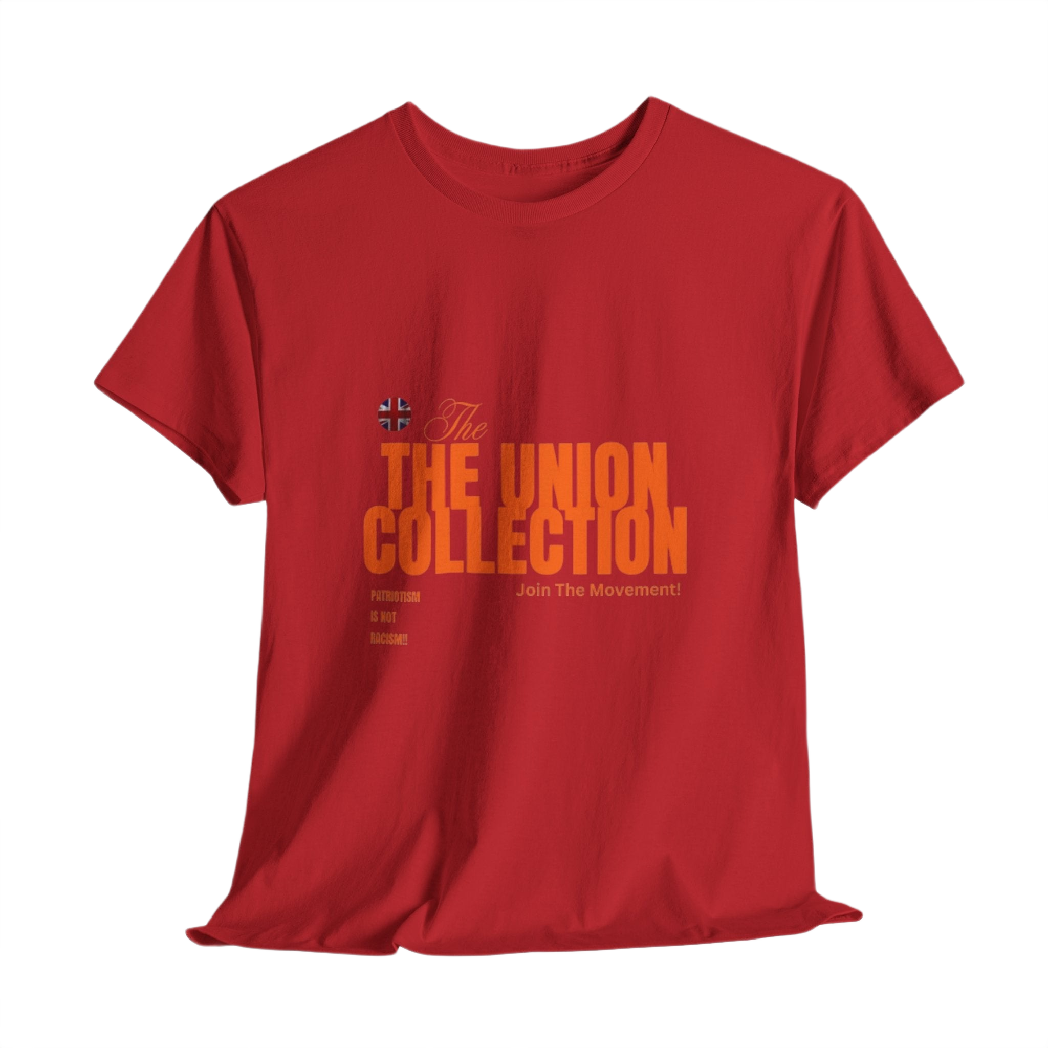 Patriotism Is Not Racism T-Shirt | Union Collection Blue Hand Design | British Political Statement Tee