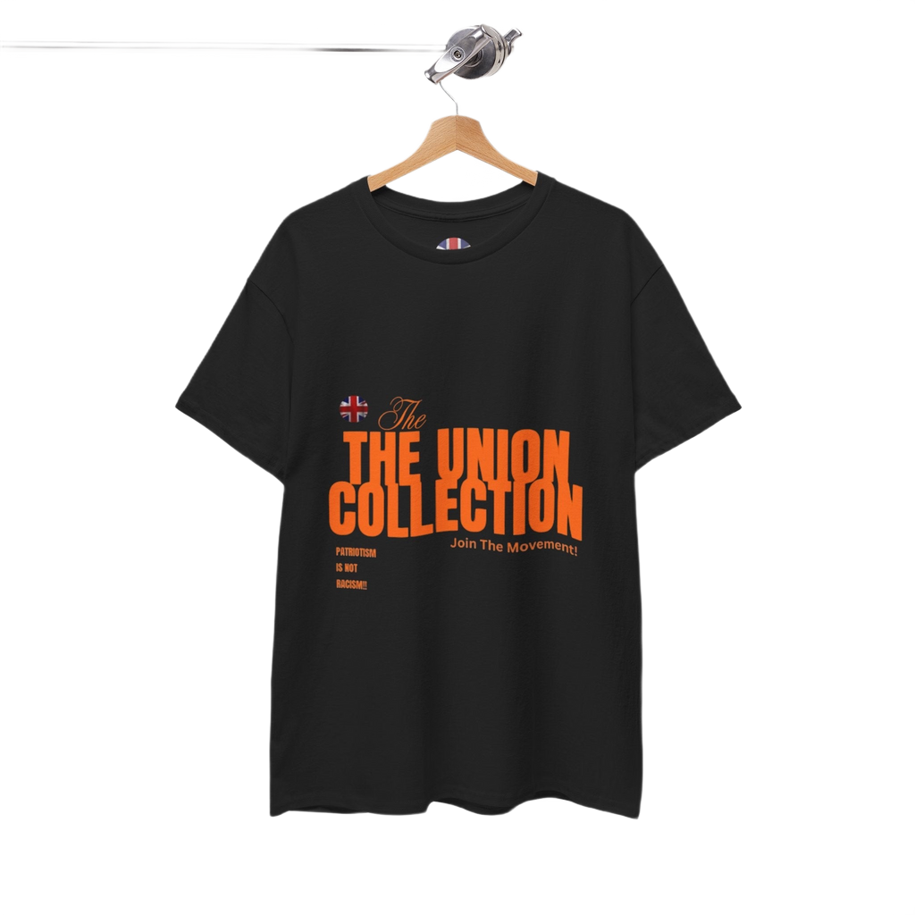 Patriotism Is Not Racism T-Shirt | Union Collection Blue Hand Design | British Political Statement Tee