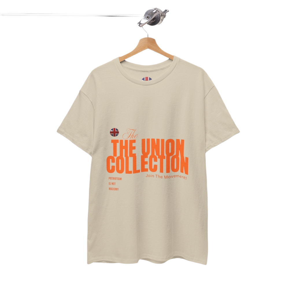Patriotism Is Not Racism T-Shirt | Union Collection Blue Hand Design | British Political Statement Tee