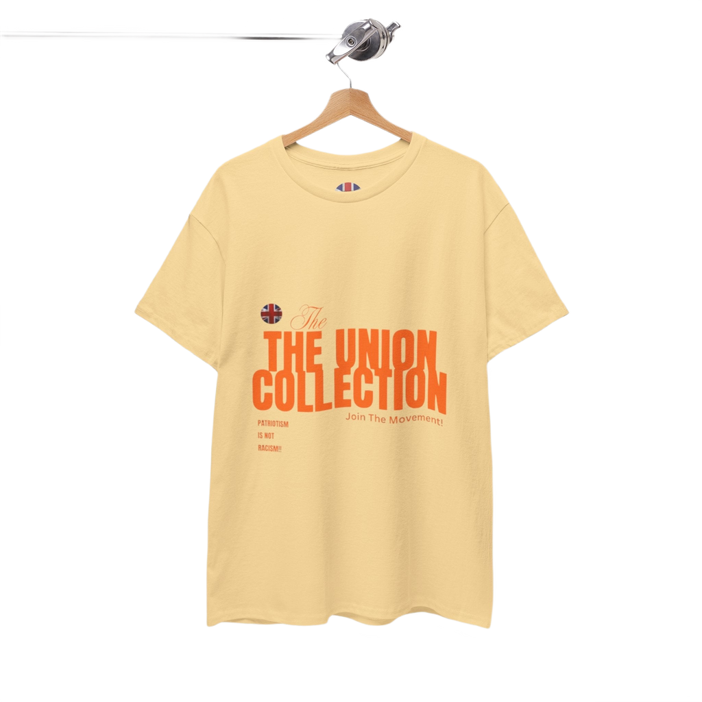 Patriotism Is Not Racism T-Shirt | Union Collection Blue Hand Design | British Political Statement Tee