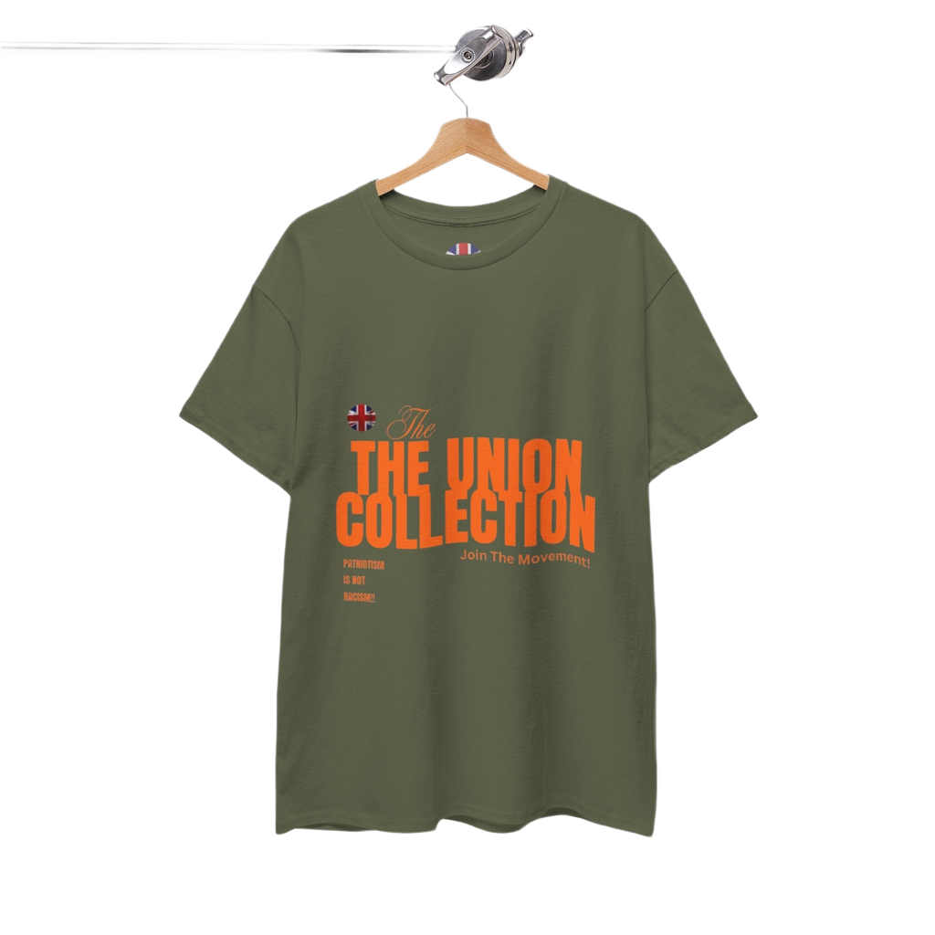 Patriotism Is Not Racism T-Shirt | Union Collection Blue Hand Design | British Political Statement Tee