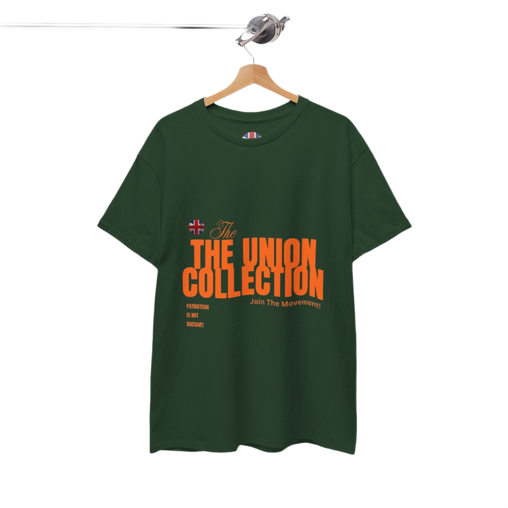 Patriotism Is Not Racism T-Shirt | Union Collection Blue Hand Design | British Political Statement Tee