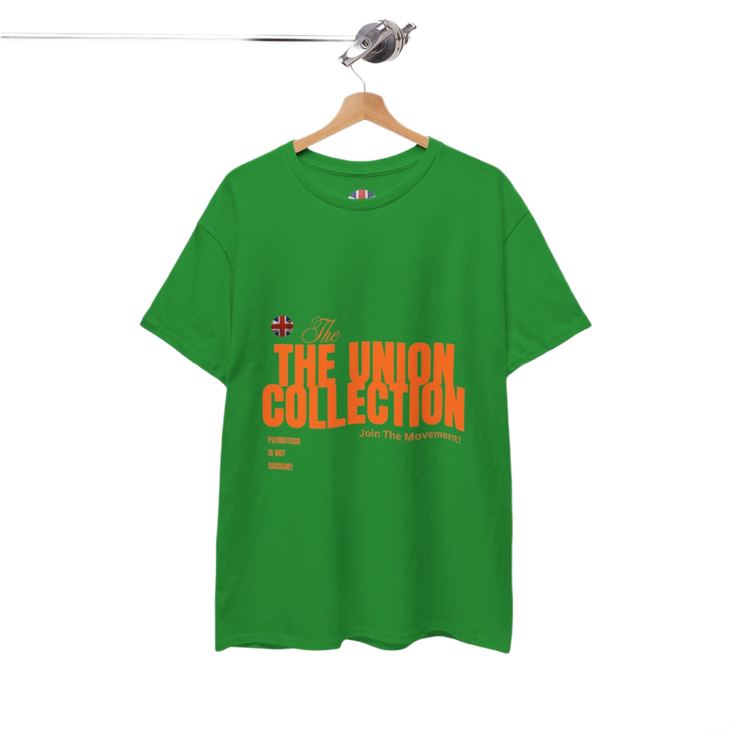 Patriotism Is Not Racism T-Shirt | Union Collection Blue Hand Design | British Political Statement Tee