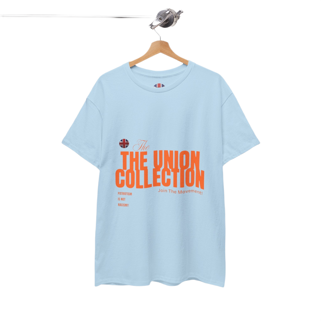 Patriotism Is Not Racism T-Shirt | Union Collection Blue Hand Design | British Political Statement Tee