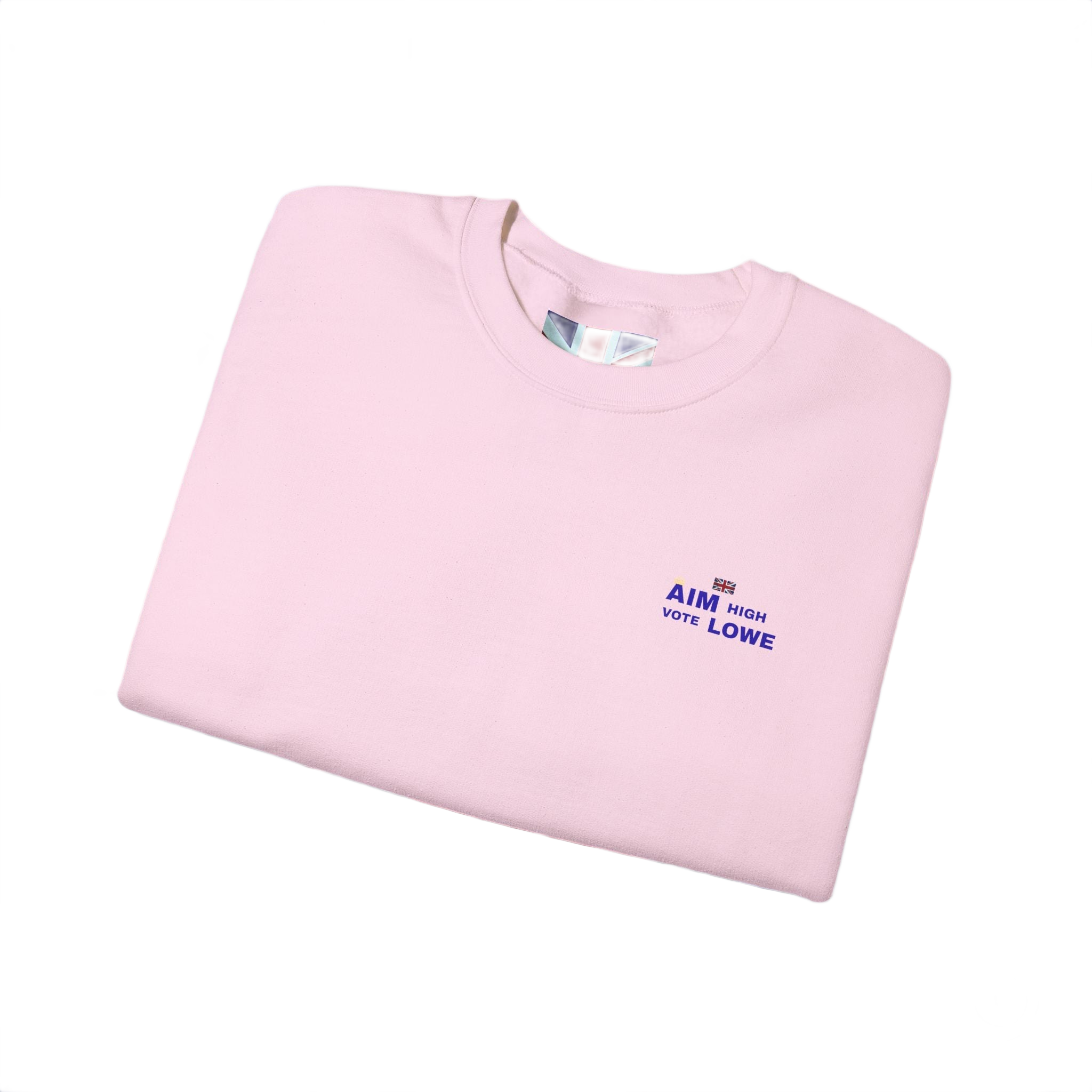 Aim With Love Crewneck Sweatshirt | British-Inspired Minimalist Pullover | Subtle UK Patriot Sweater
