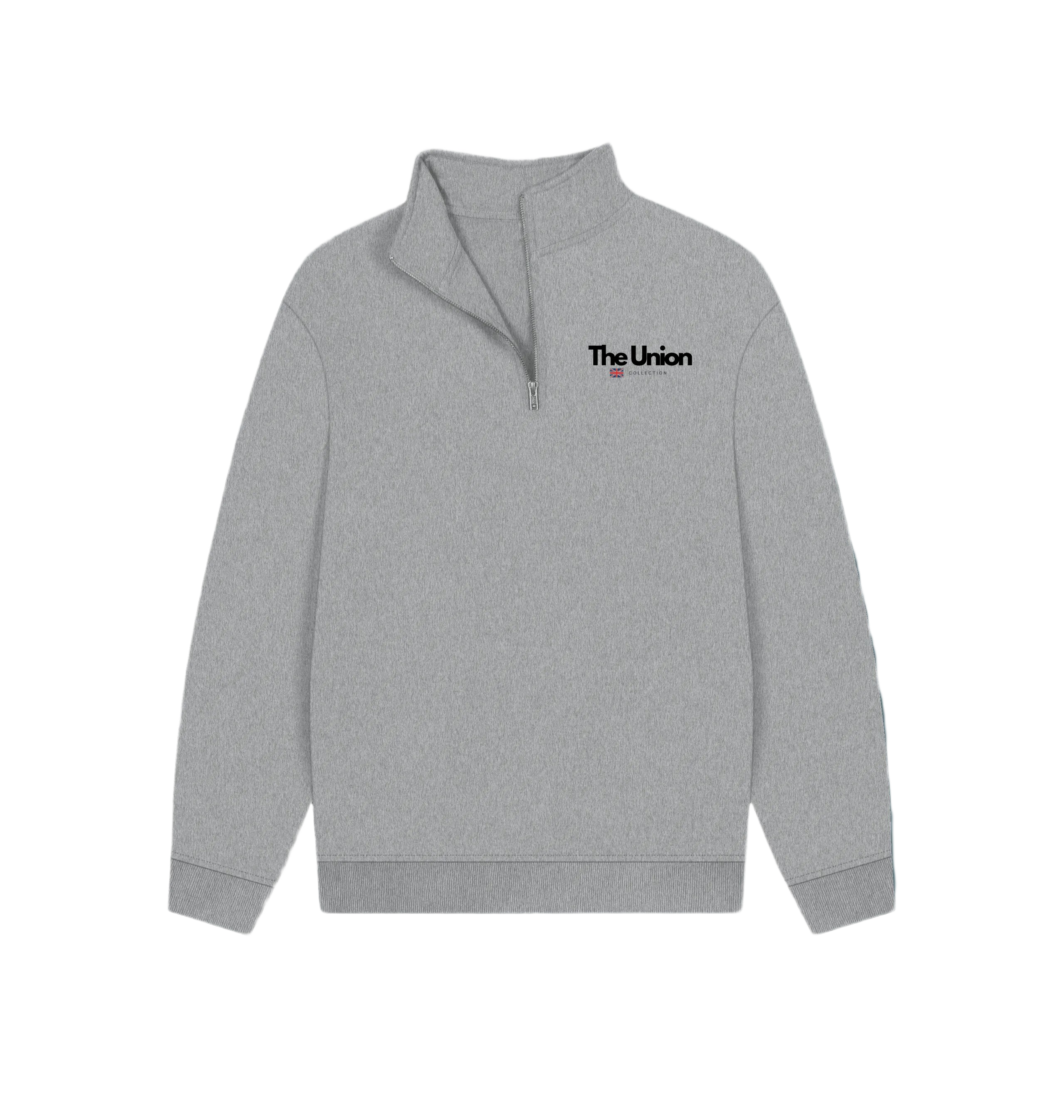 The Union Collection Quarter Zip Sweater | Unisex Heritage Fleece | British Pullover