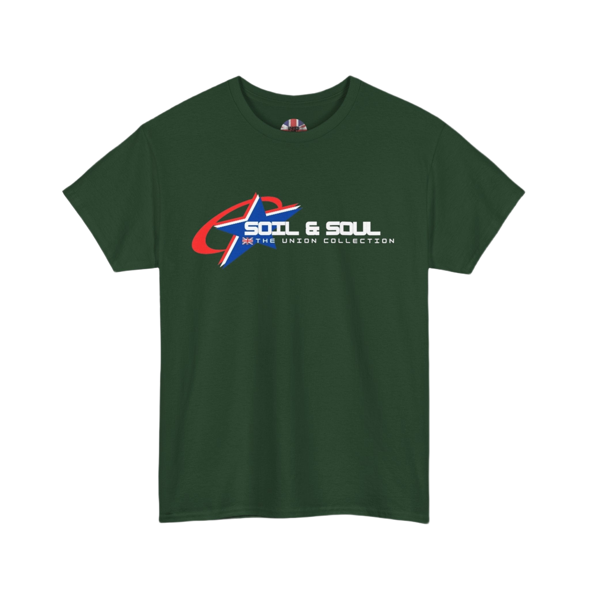 Soil & Soul Logo Tee | Retro Athletic Graphic T-Shirt | British Heritage Top