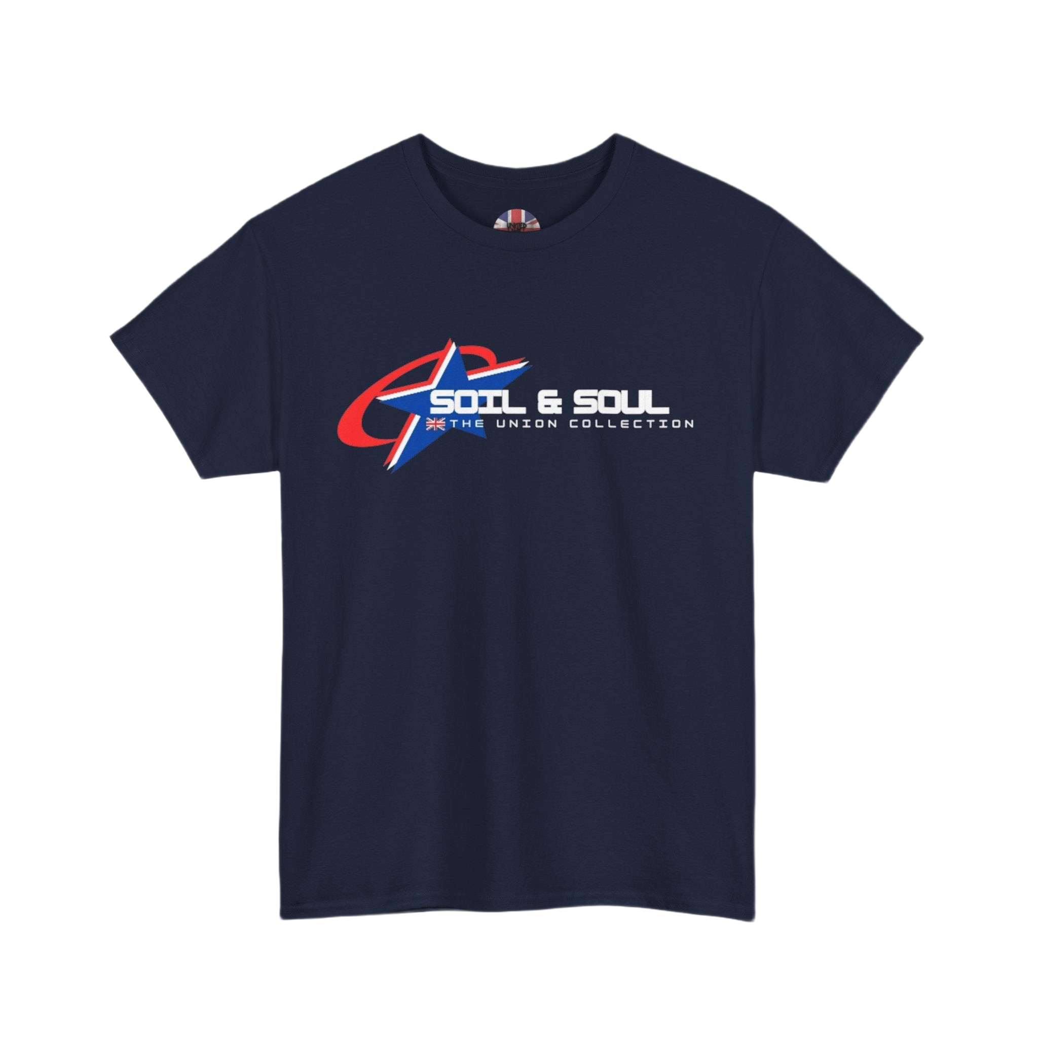 Soil & Soul Logo Tee | Retro Athletic Graphic T-Shirt | British Heritage Top