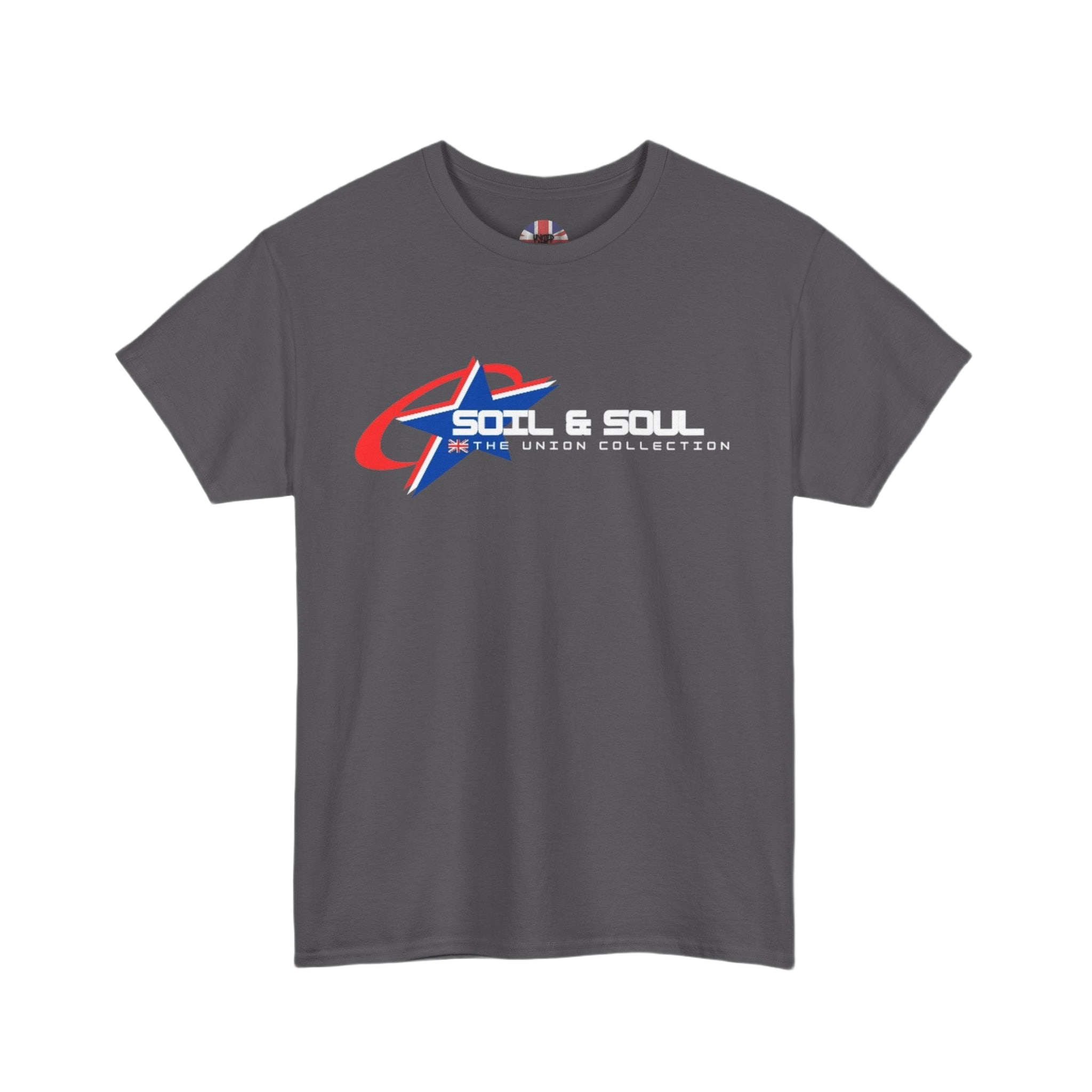 Soil & Soul Logo Tee | Retro Athletic Graphic T-Shirt | British Heritage Top