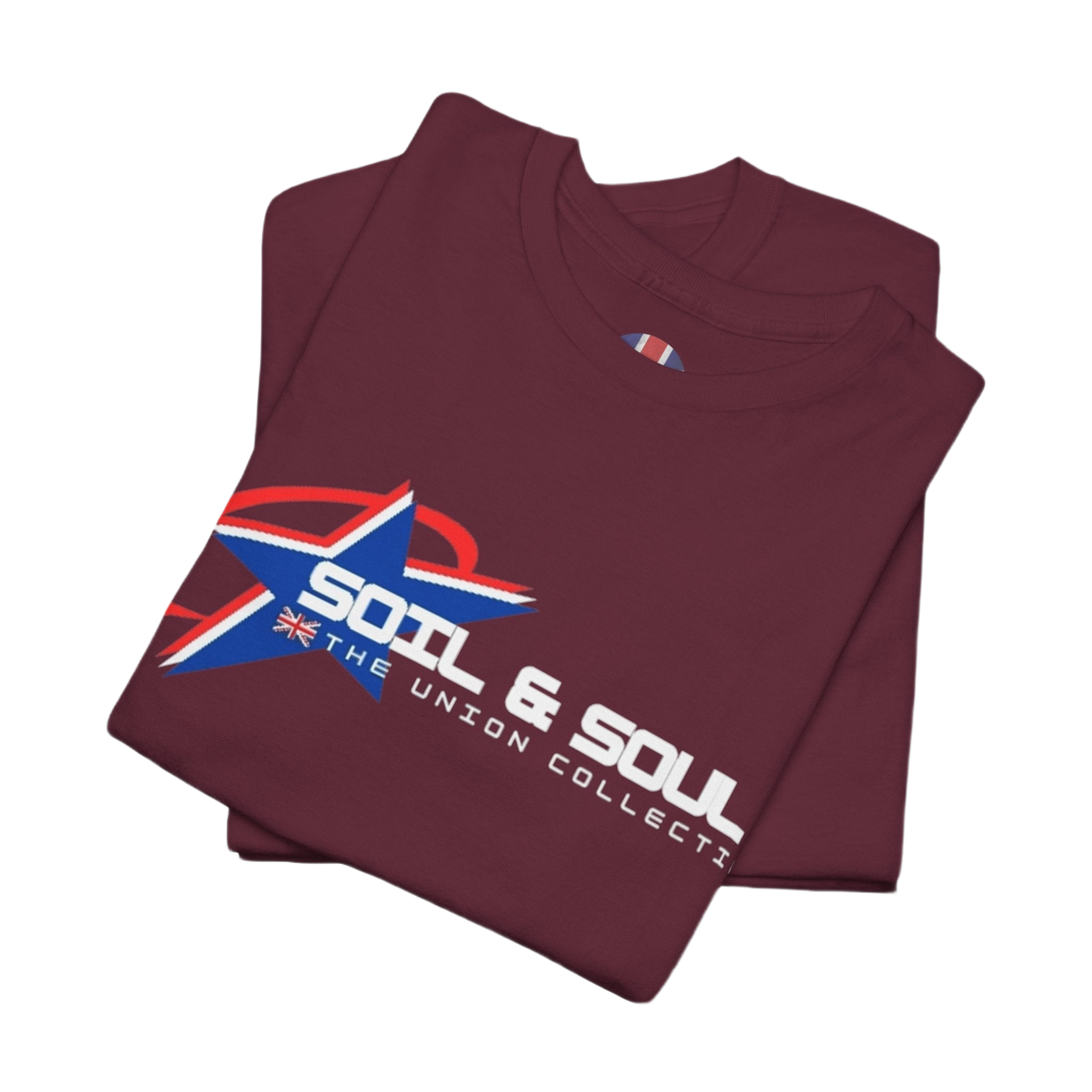 Soil & Soul Logo Tee | Retro Athletic Graphic T-Shirt | British Heritage Top
