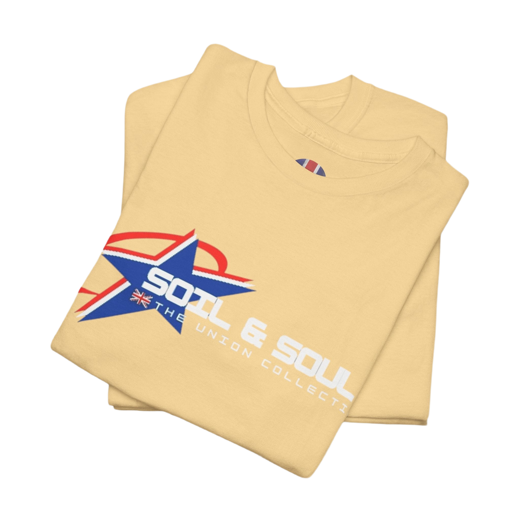 Soil & Soul Logo Tee | Retro Athletic Graphic T-Shirt | British Heritage Top
