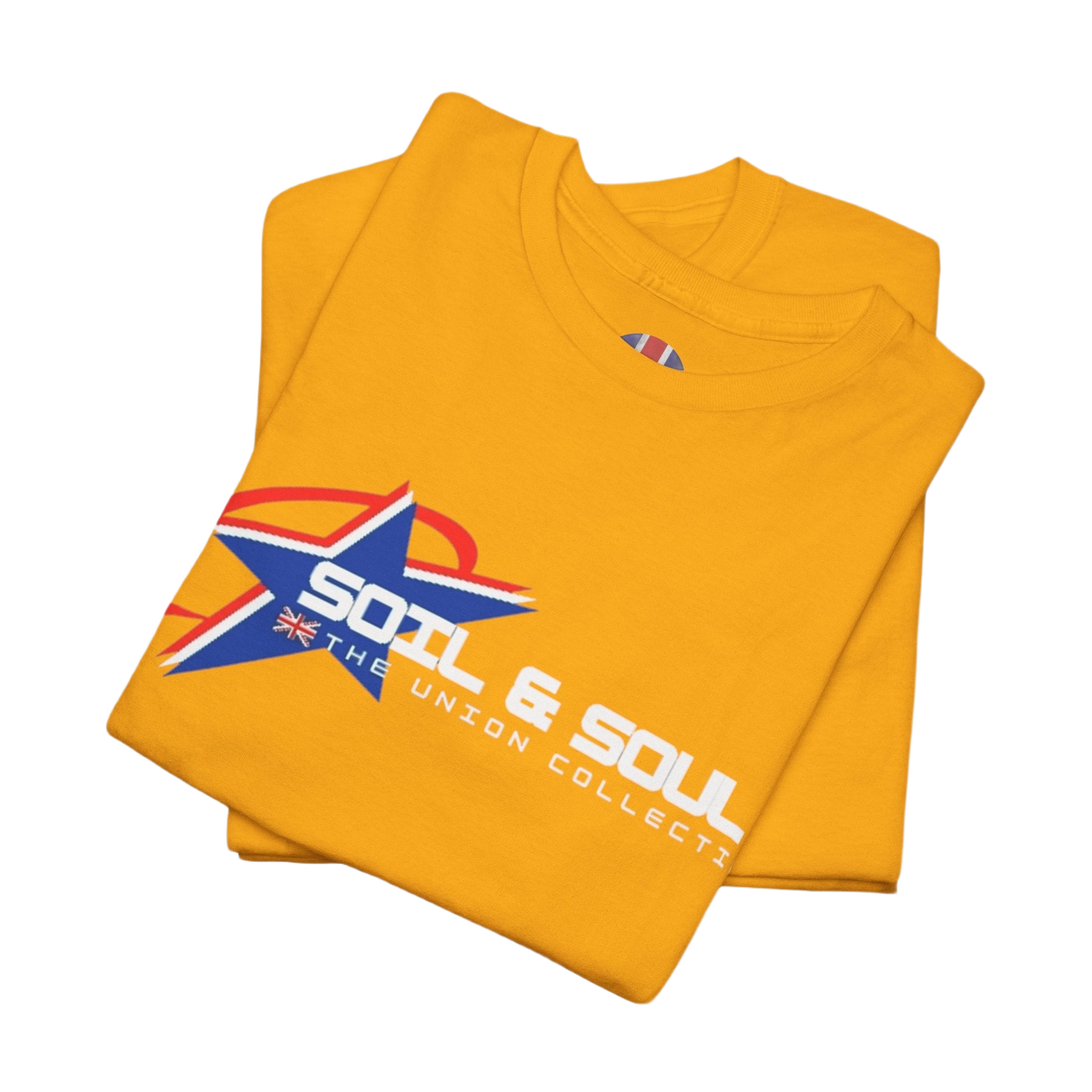 Soil & Soul Logo Tee | Retro Athletic Graphic T-Shirt | British Heritage Top