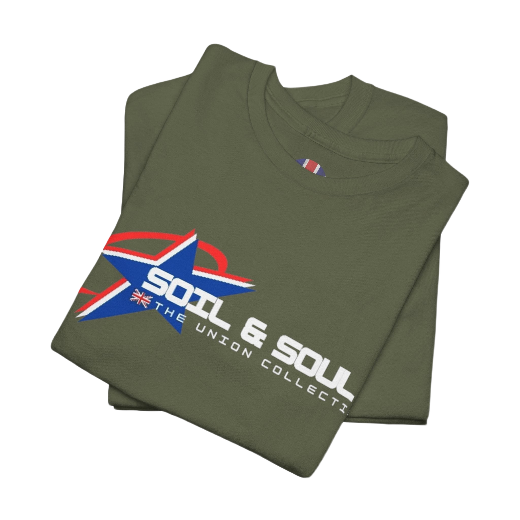Soil & Soul Logo Tee | Retro Athletic Graphic T-Shirt | British Heritage Top