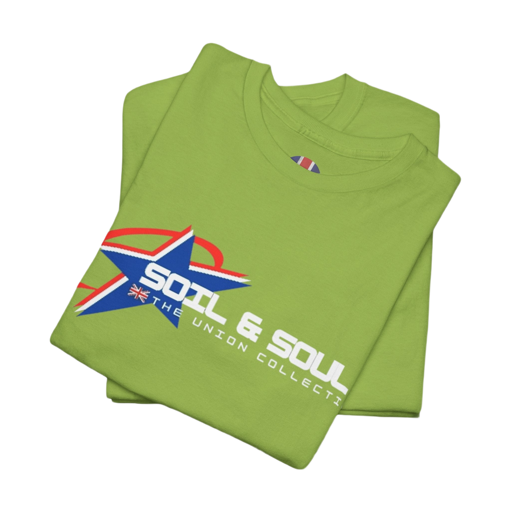 Soil & Soul Logo Tee | Retro Athletic Graphic T-Shirt | British Heritage Top