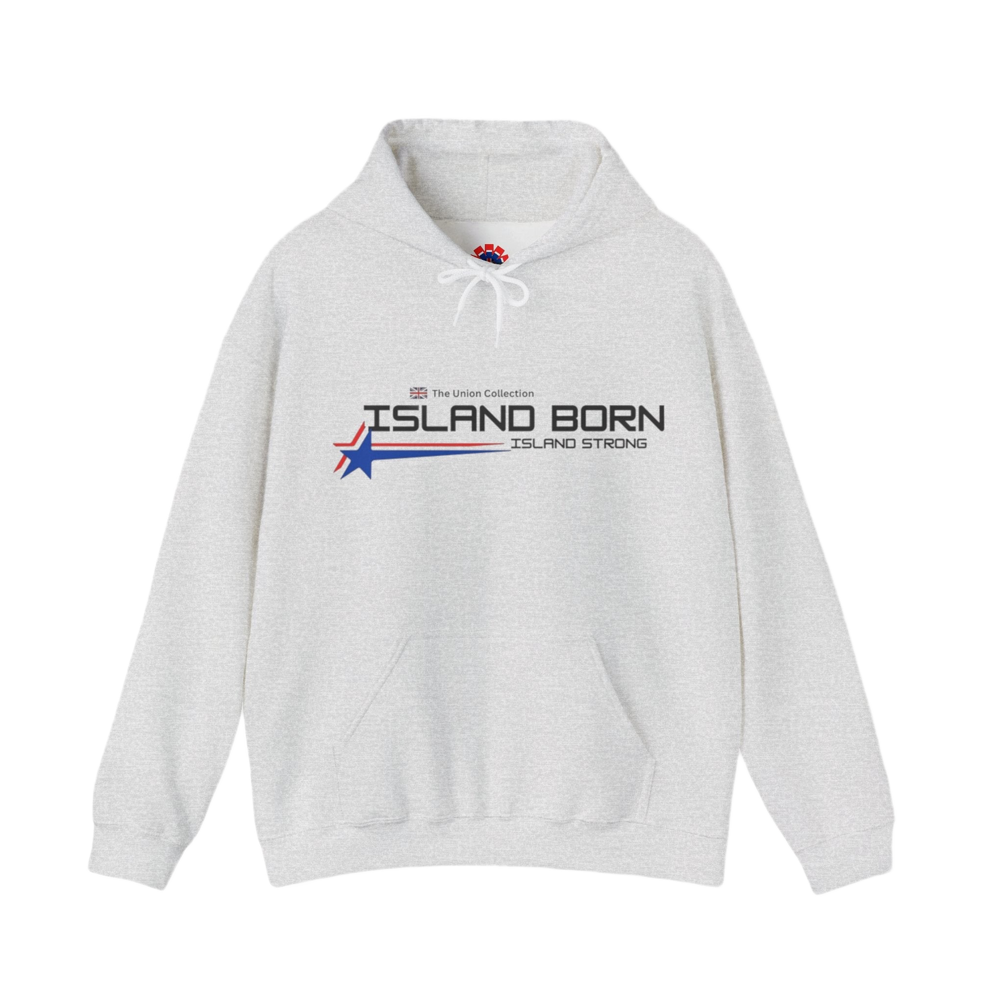 Island Born Hoodie | Island Strong Graphic Pullover | British Coastal Sweatshirt