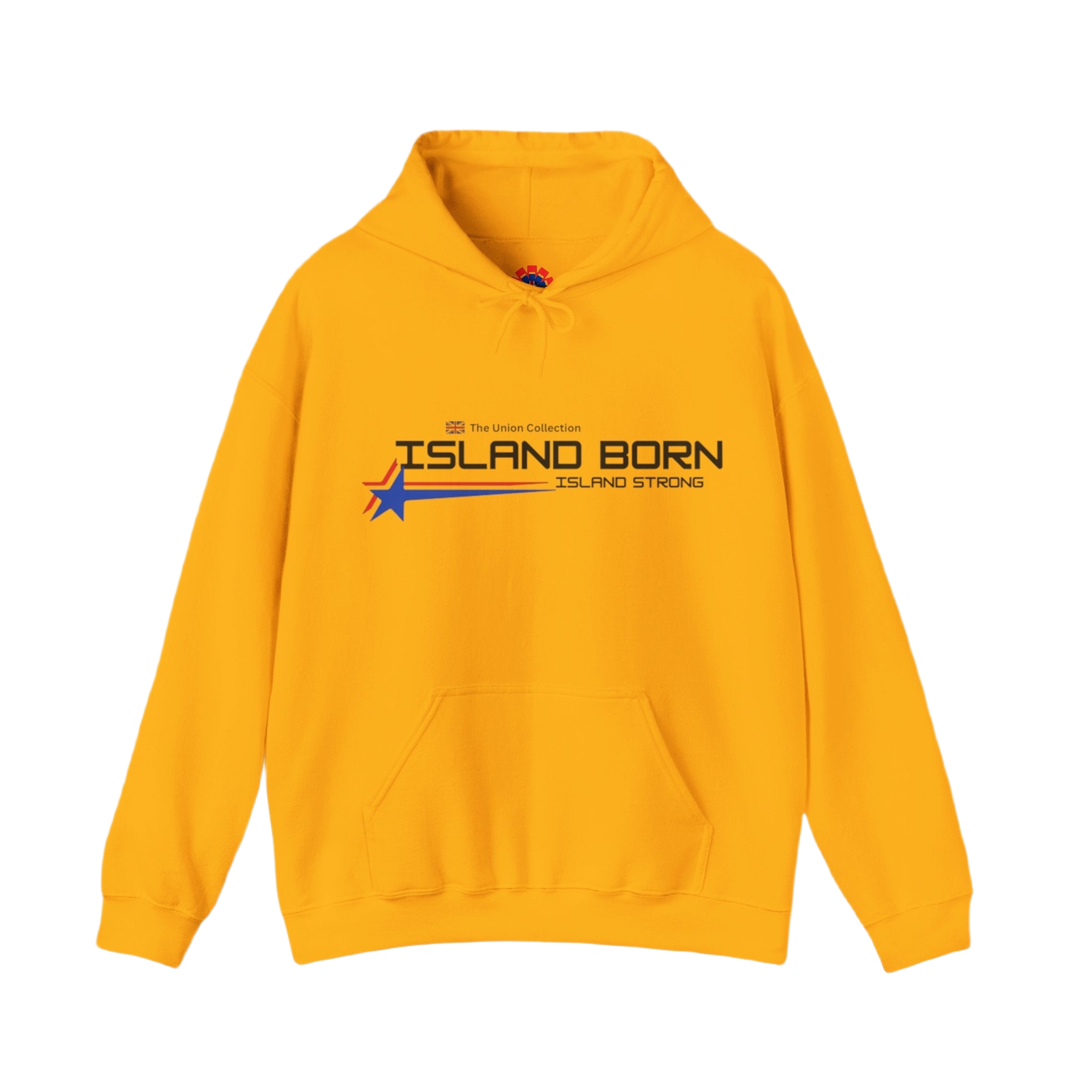 Island Born Hoodie | Island Strong Graphic Pullover | British Coastal Sweatshirt