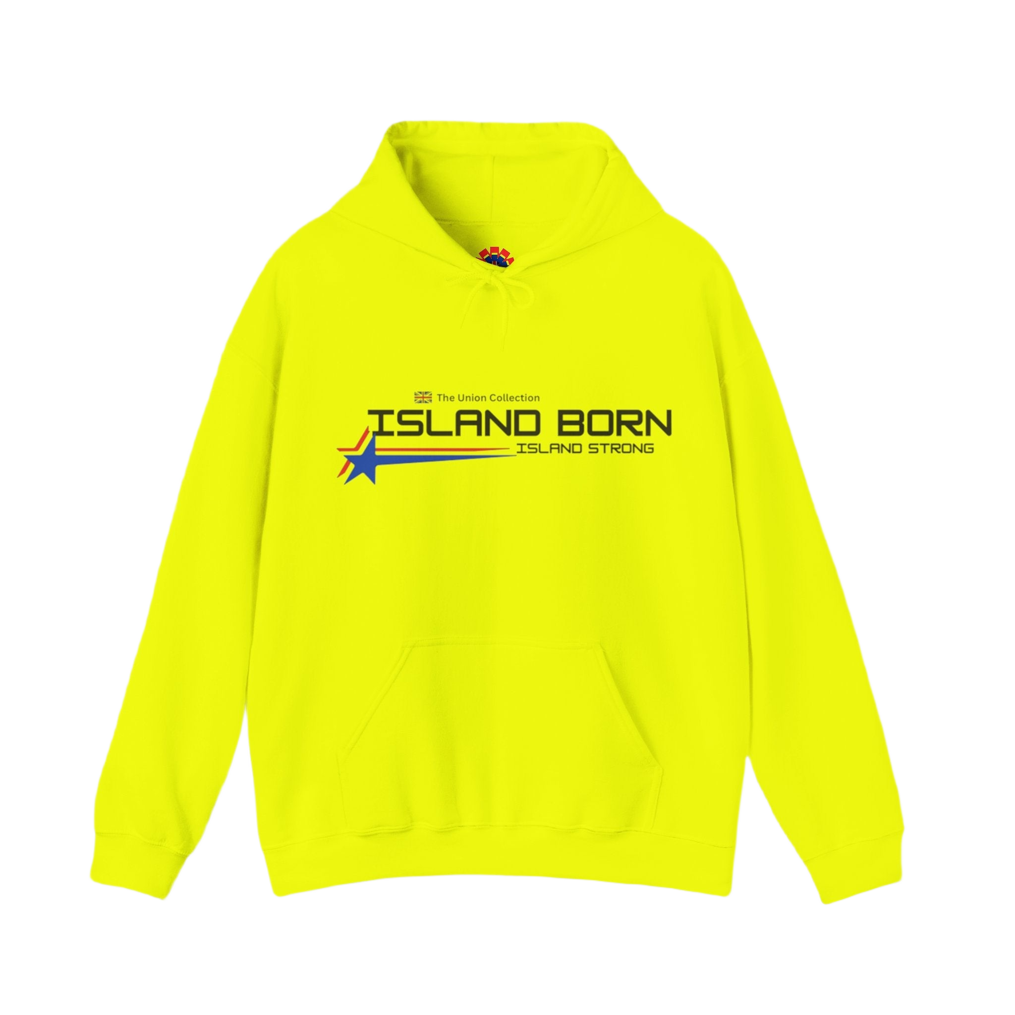 Island Born Hoodie | Island Strong Graphic Pullover | British Coastal Sweatshirt