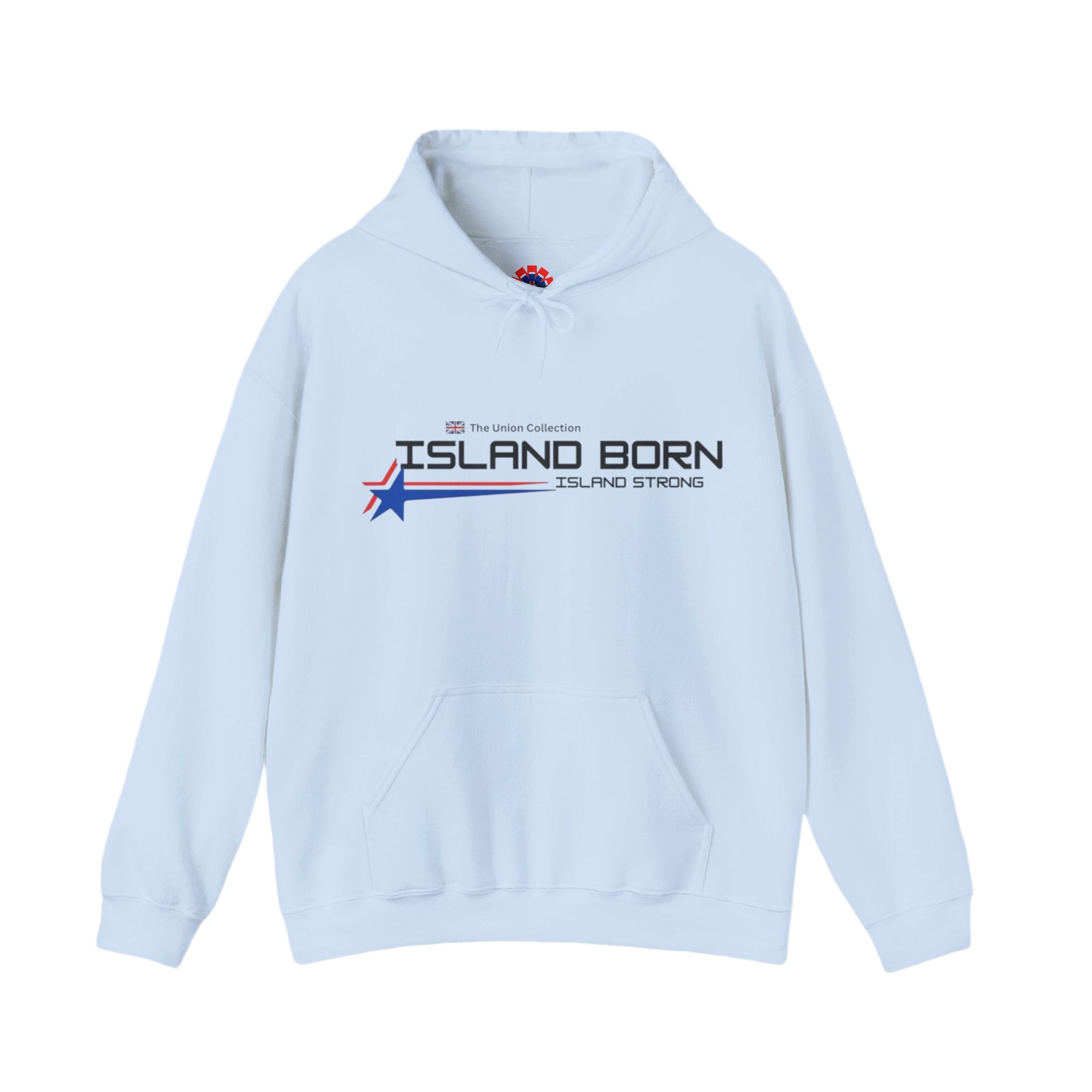 Island Born Hoodie | Island Strong Graphic Pullover | British Coastal Sweatshirt