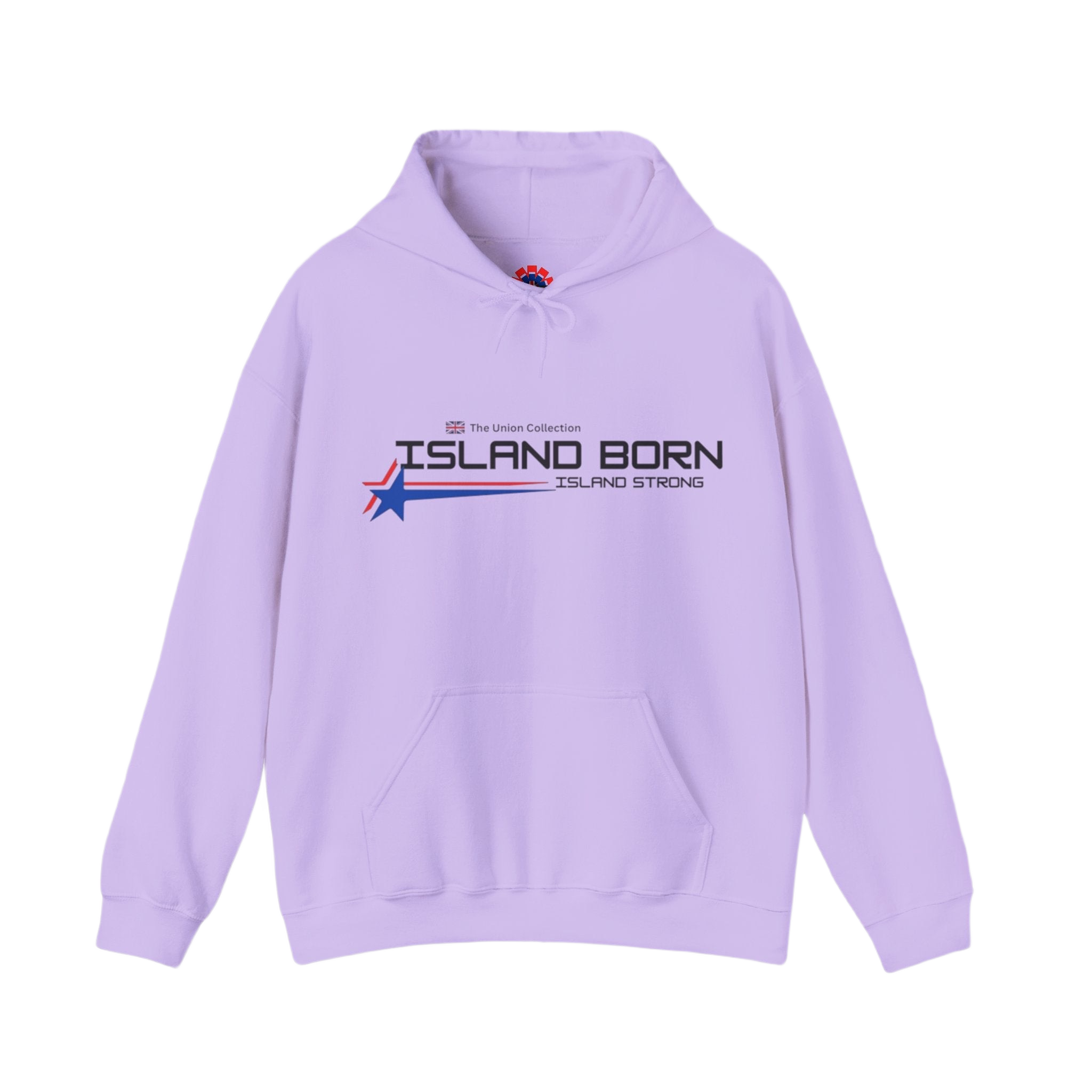 Island Born Hoodie | Island Strong Graphic Pullover | British Coastal Sweatshirt