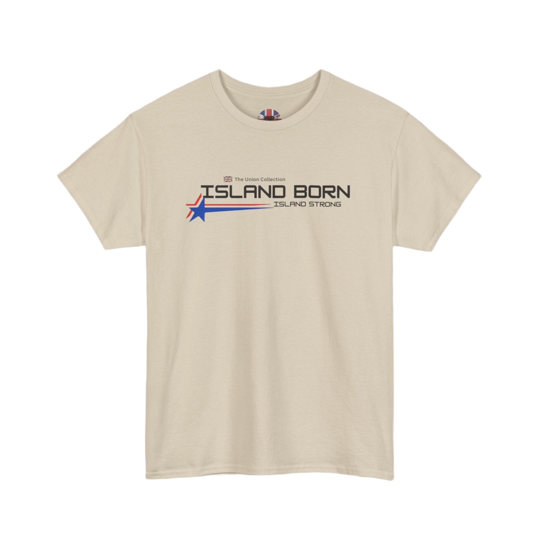 Island Born Tee | Island Strong Graphic T-Shirt | British Coastal Heritage Top