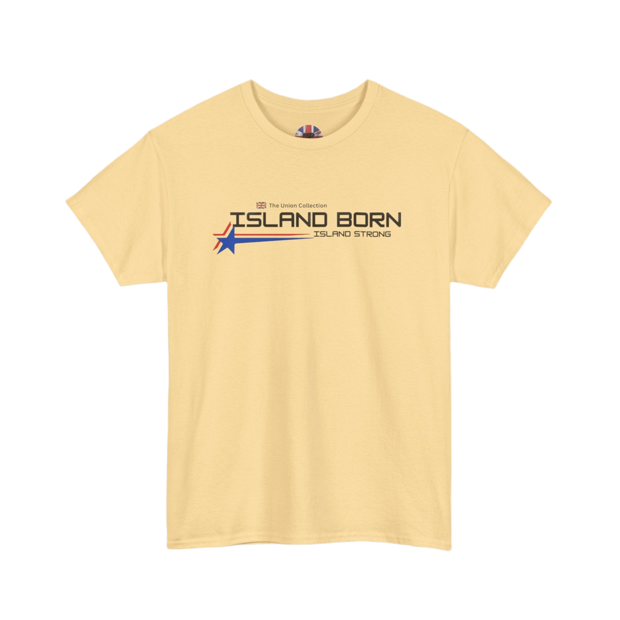 Island Born Tee | Island Strong Graphic T-Shirt | British Coastal Heritage Top