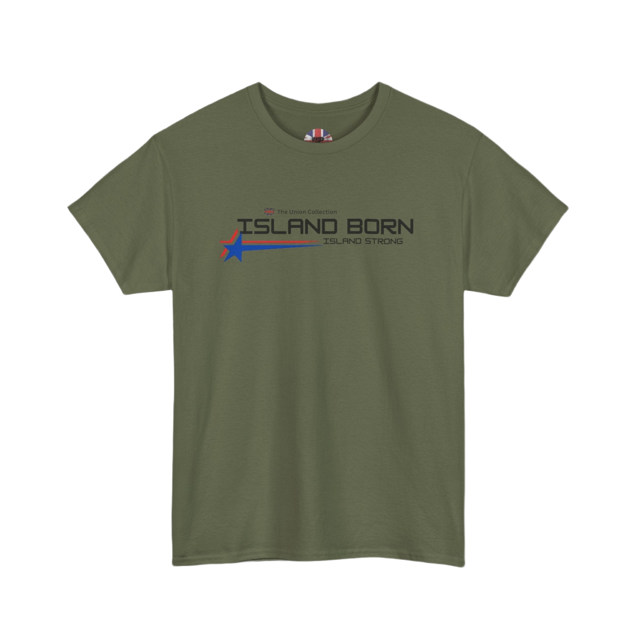 Island Born Tee | Island Strong Graphic T-Shirt | British Coastal Heritage Top