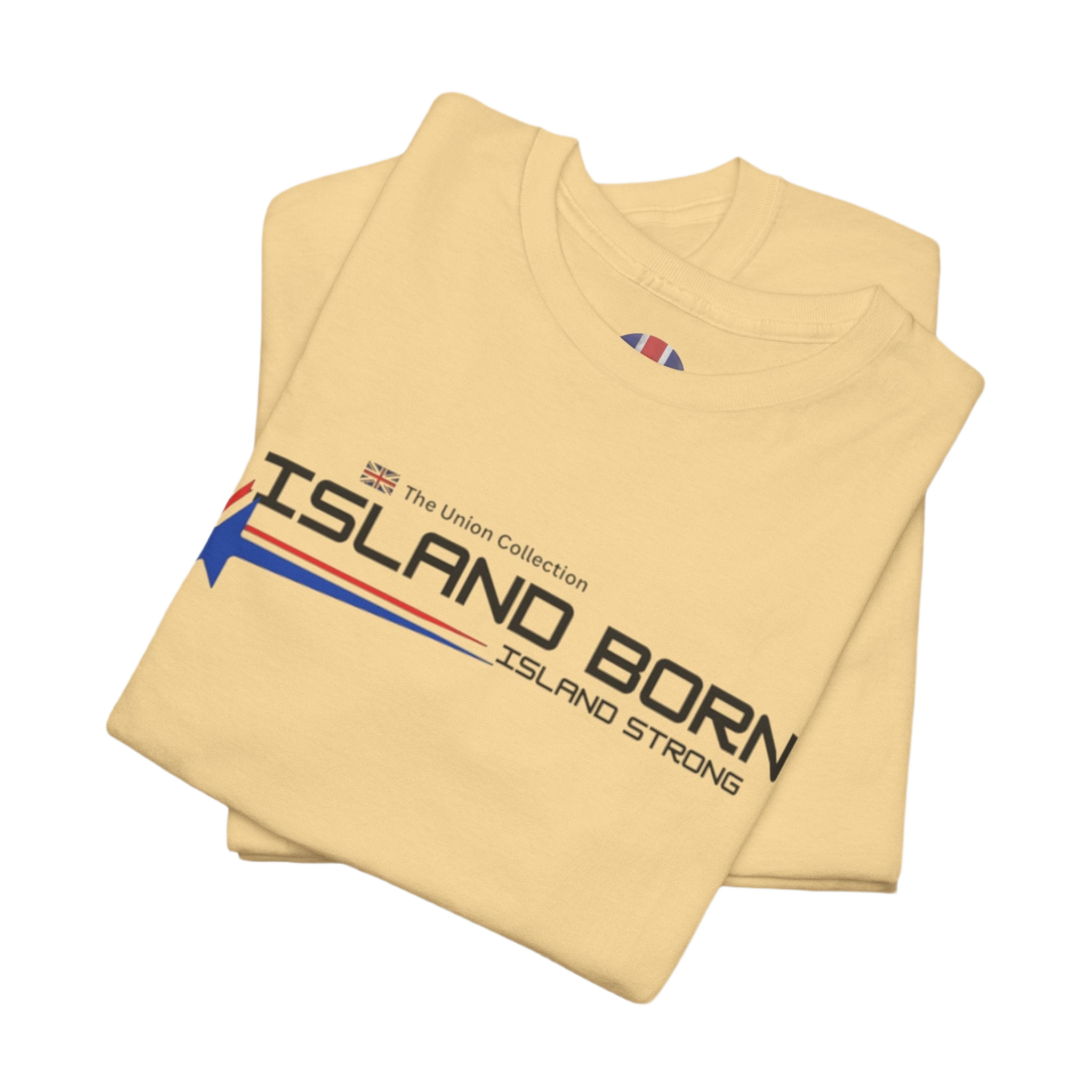Island Born Tee | Island Strong Graphic T-Shirt | British Coastal Heritage Top