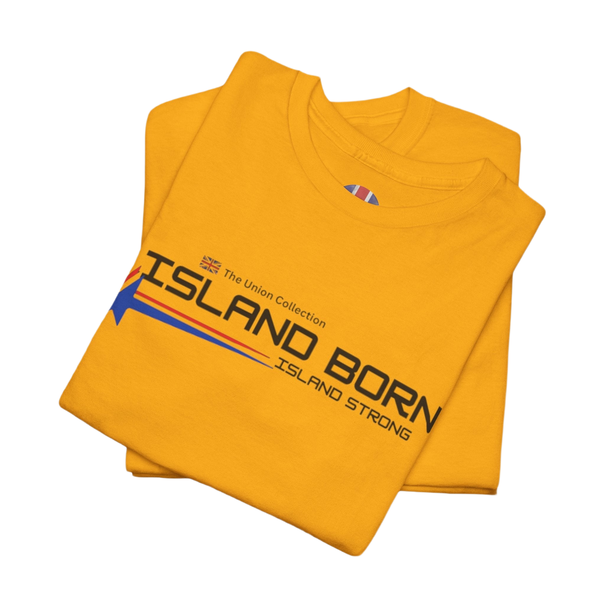 Island Born Tee | Island Strong Graphic T-Shirt | British Coastal Heritage Top