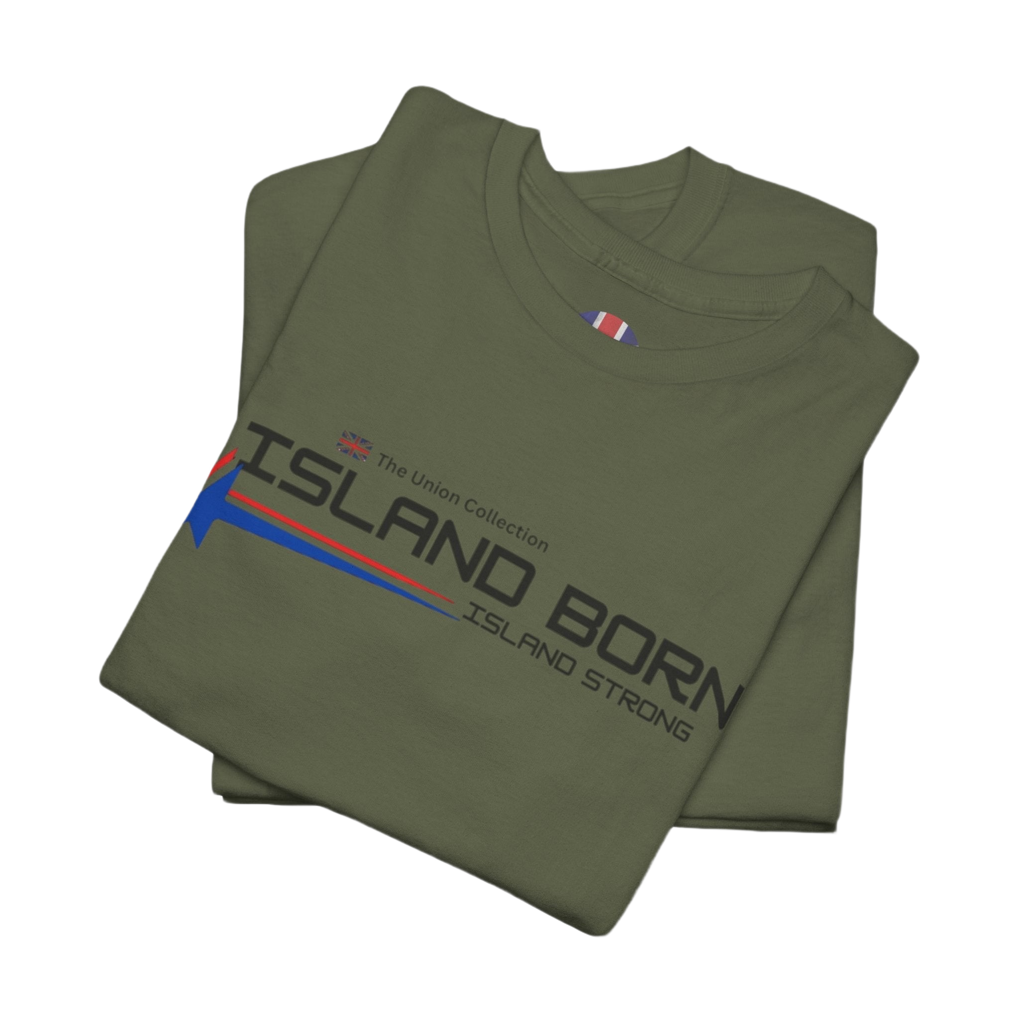 Island Born Tee | Island Strong Graphic T-Shirt | British Coastal Heritage Top