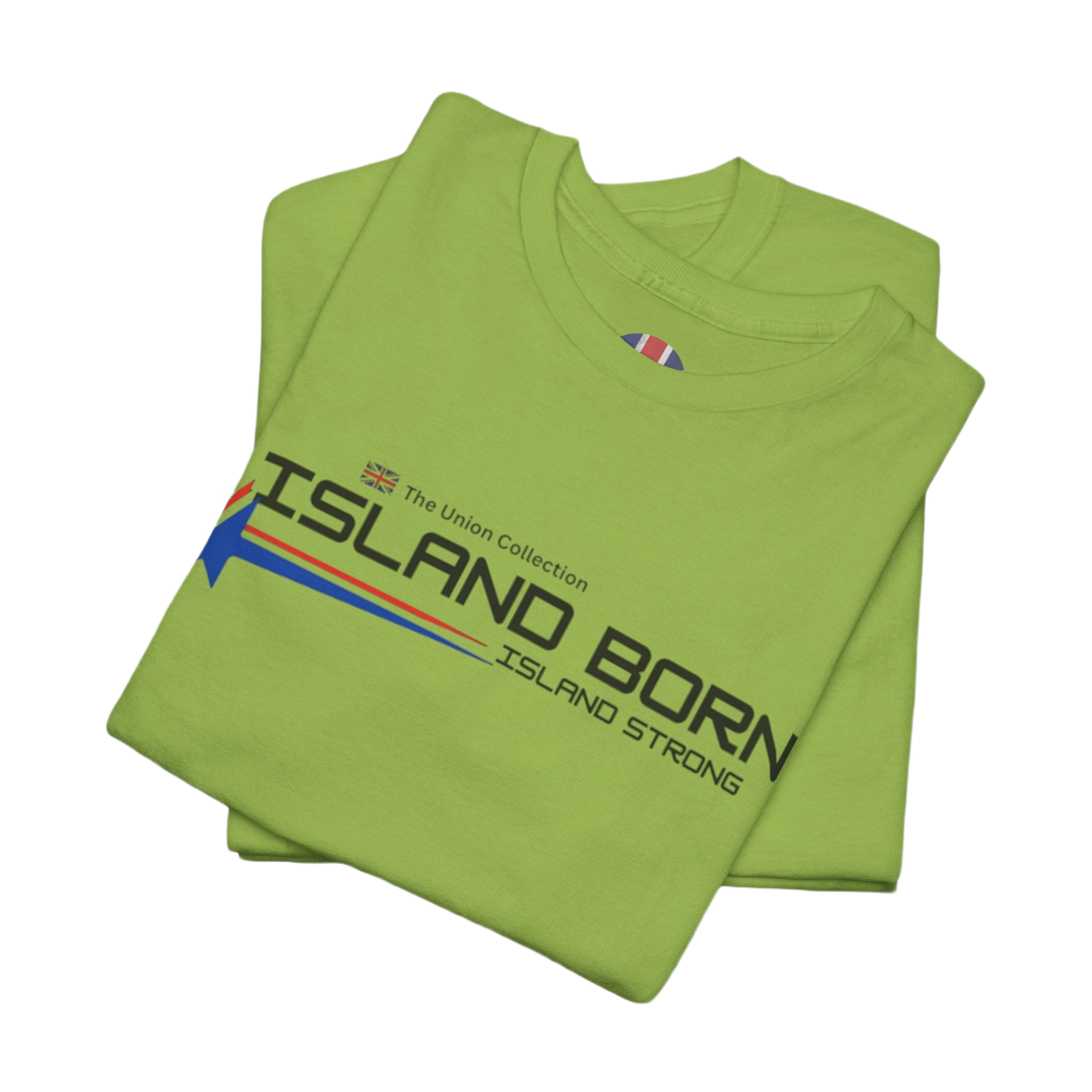 Island Born Tee | Island Strong Graphic T-Shirt | British Coastal Heritage Top