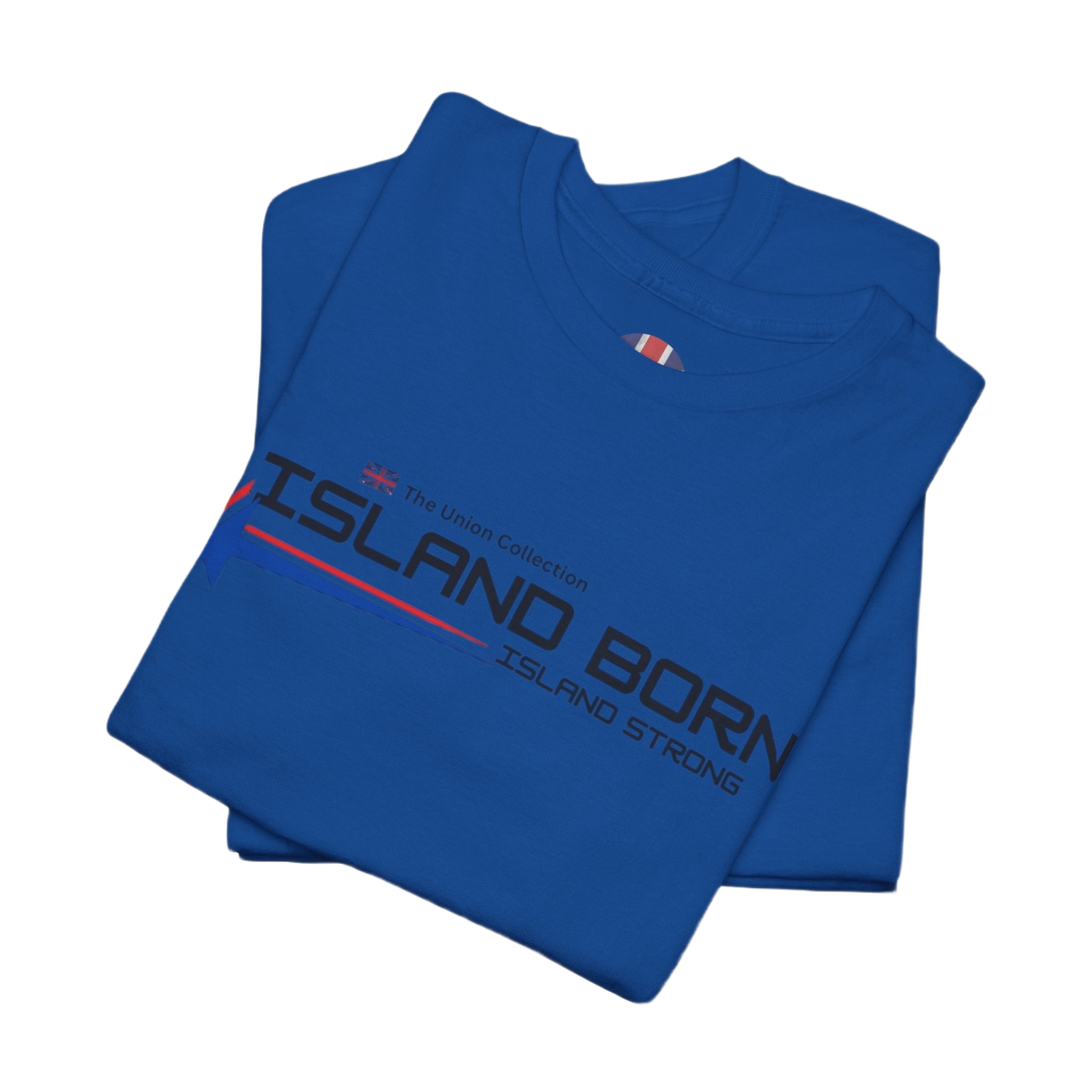 Island Born Tee | Island Strong Graphic T-Shirt | British Coastal Heritage Top
