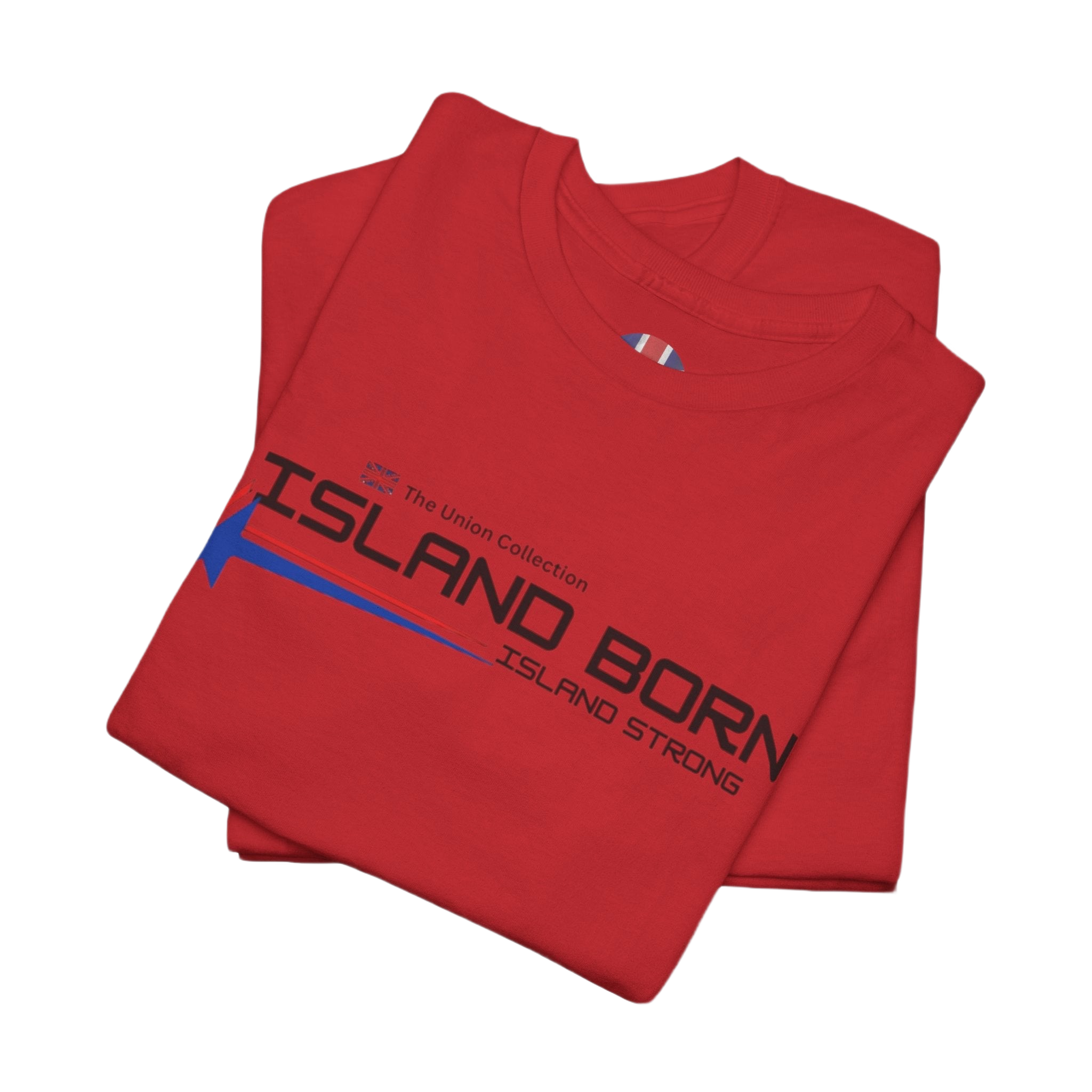 Island Born Tee | Island Strong Graphic T-Shirt | British Coastal Heritage Top