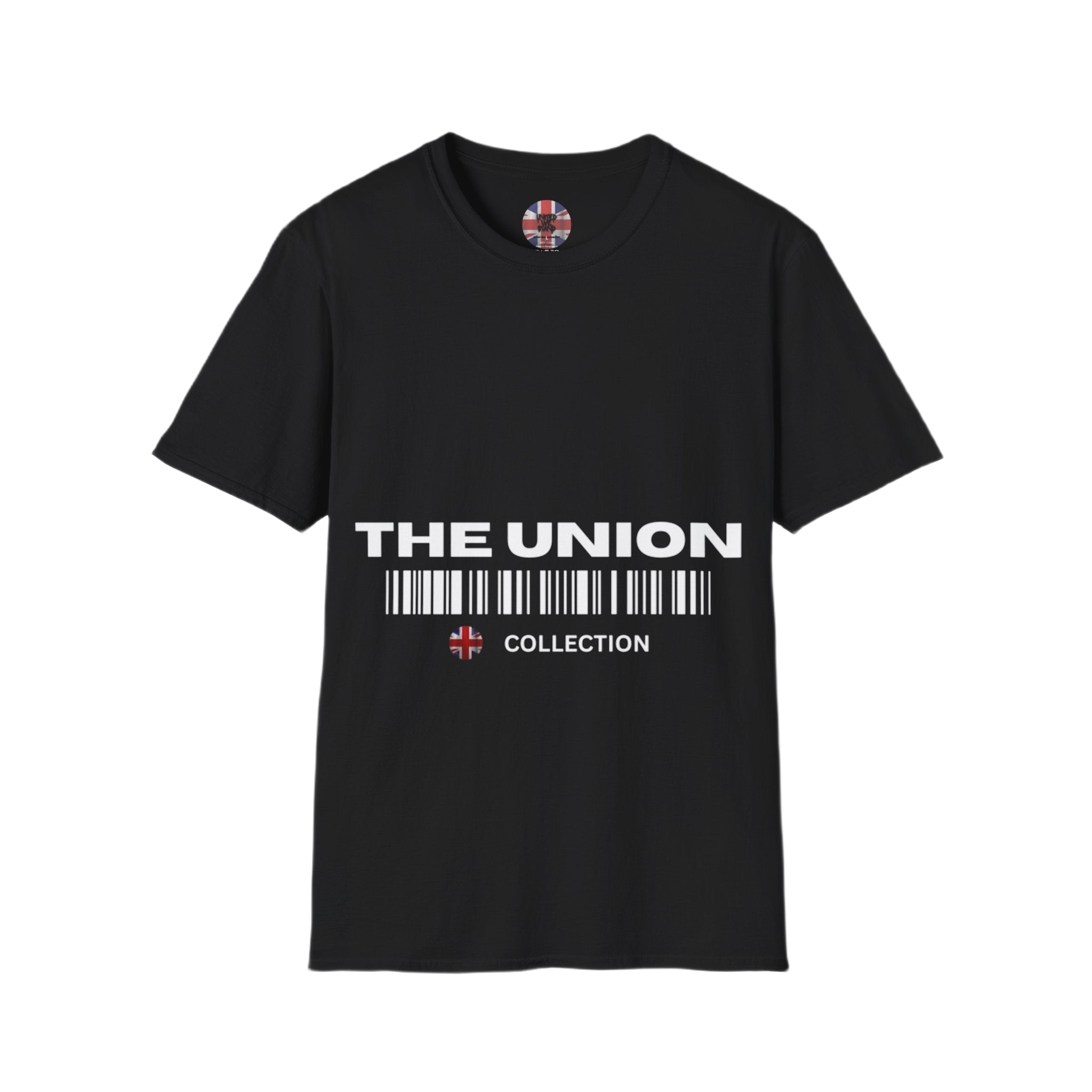 The Union Collection T-Shirt | Bold Barcode Graphic Tee | Minimal British Streetwear