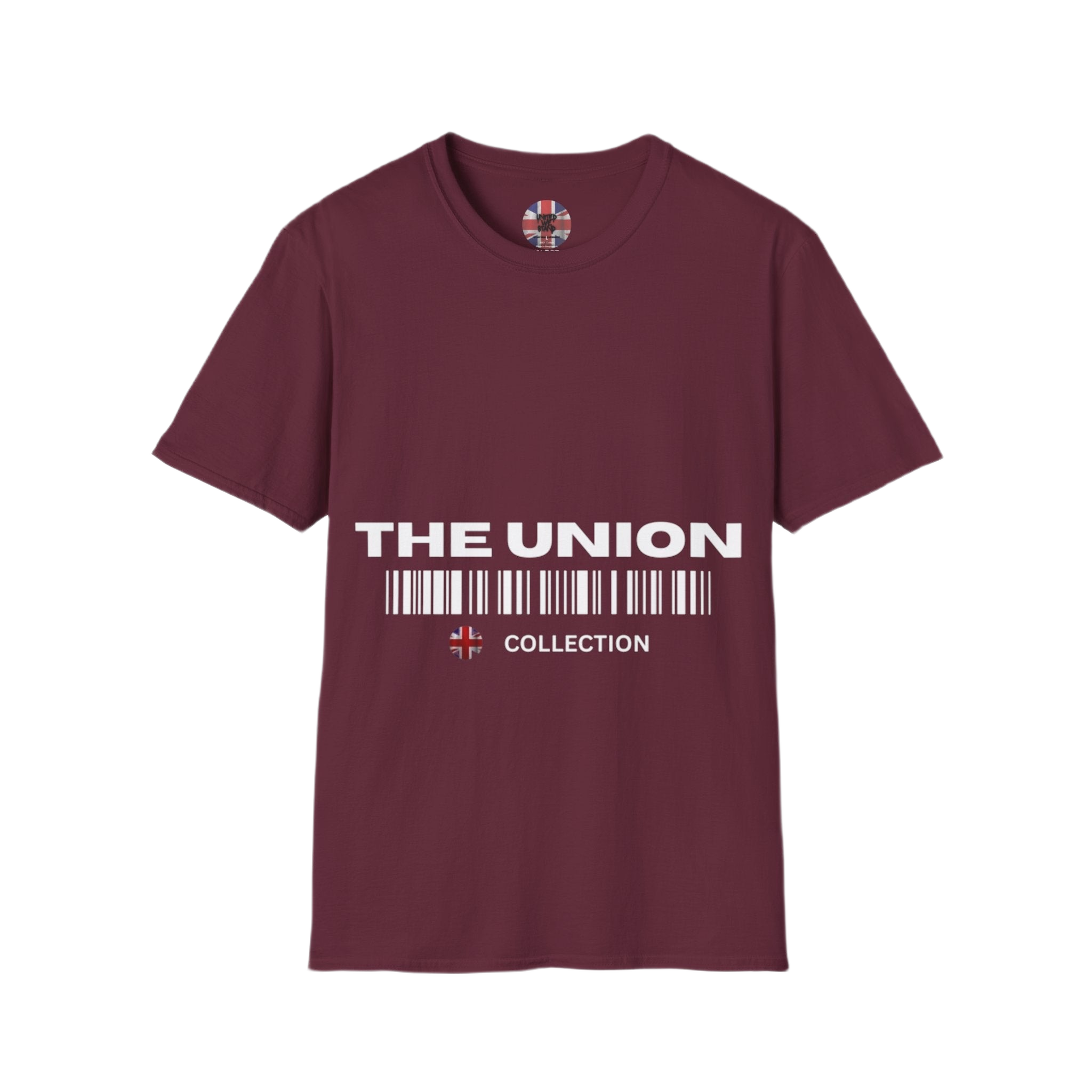 The Union Collection T-Shirt | Bold Barcode Graphic Tee | Minimal British Streetwear