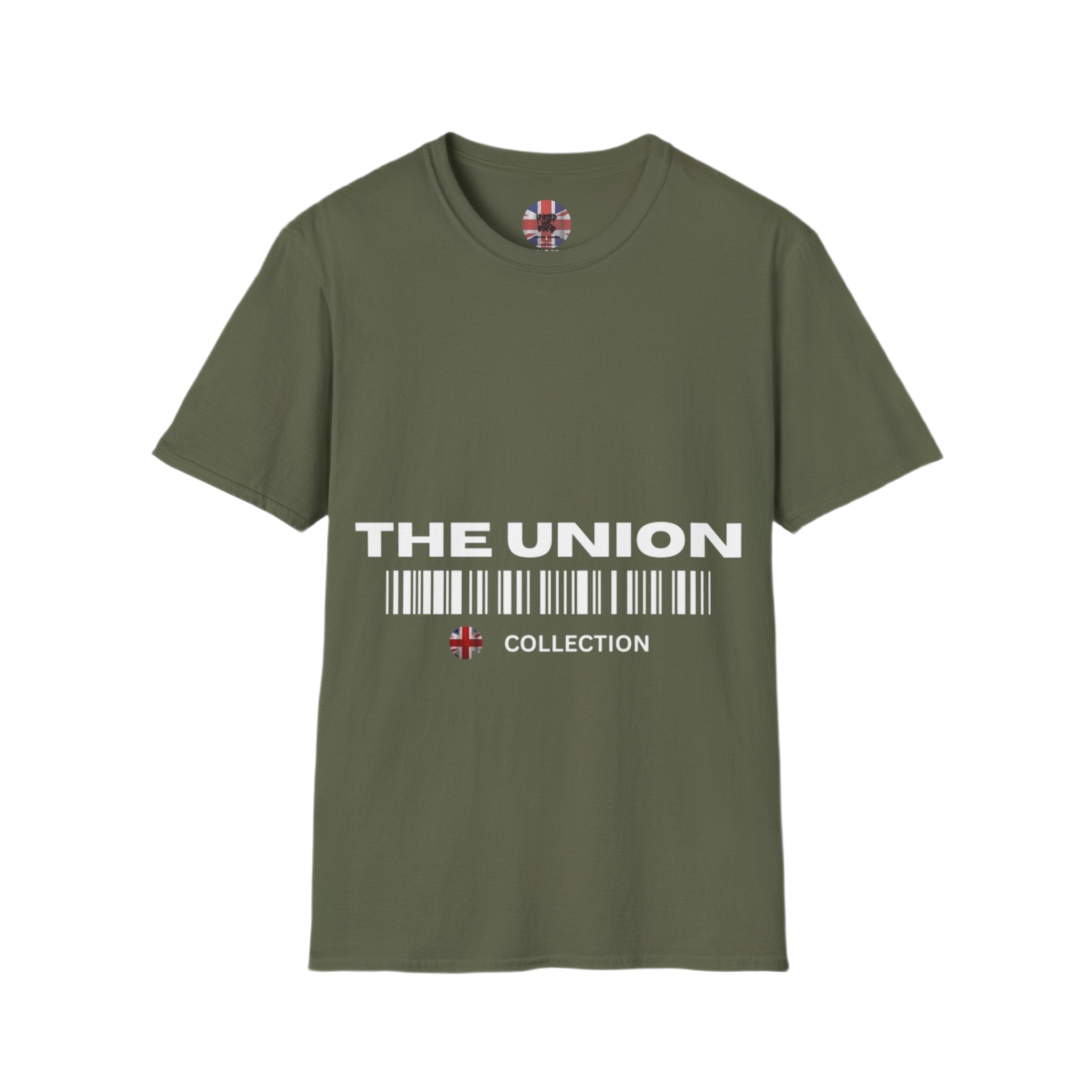 The Union Collection T-Shirt | Bold Barcode Graphic Tee | Minimal British Streetwear