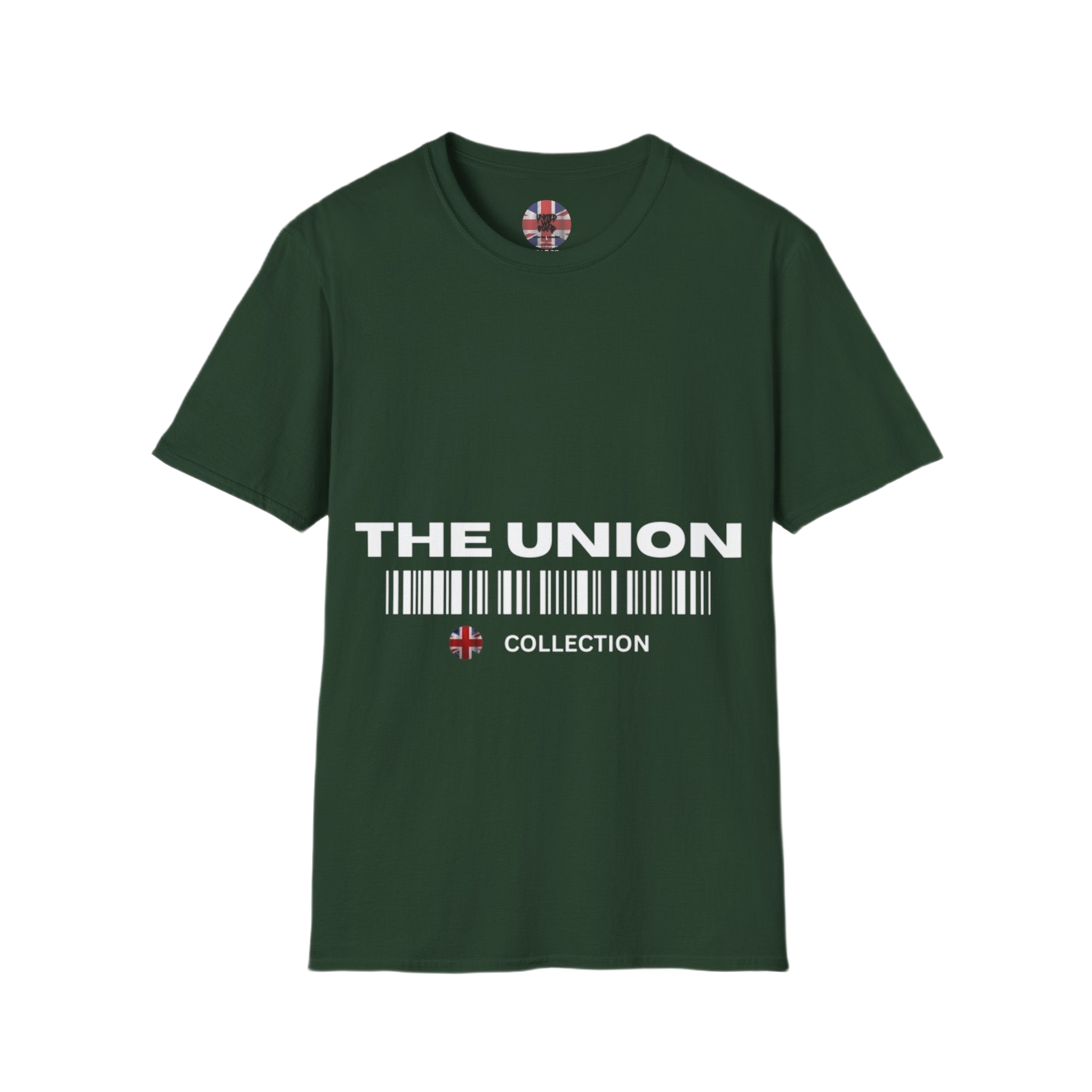 The Union Collection T-Shirt | Bold Barcode Graphic Tee | Minimal British Streetwear