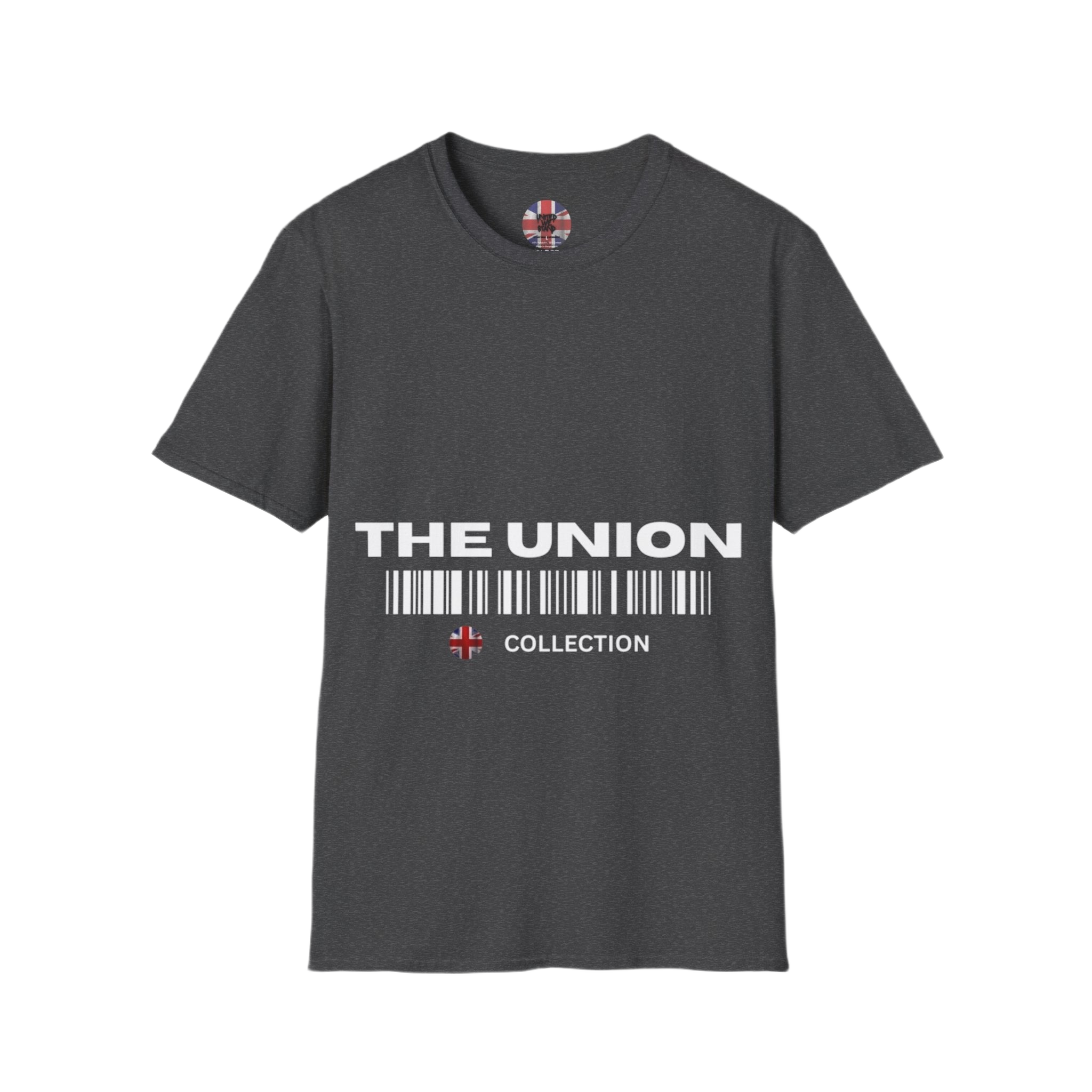 The Union Collection T-Shirt | Bold Barcode Graphic Tee | Minimal British Streetwear