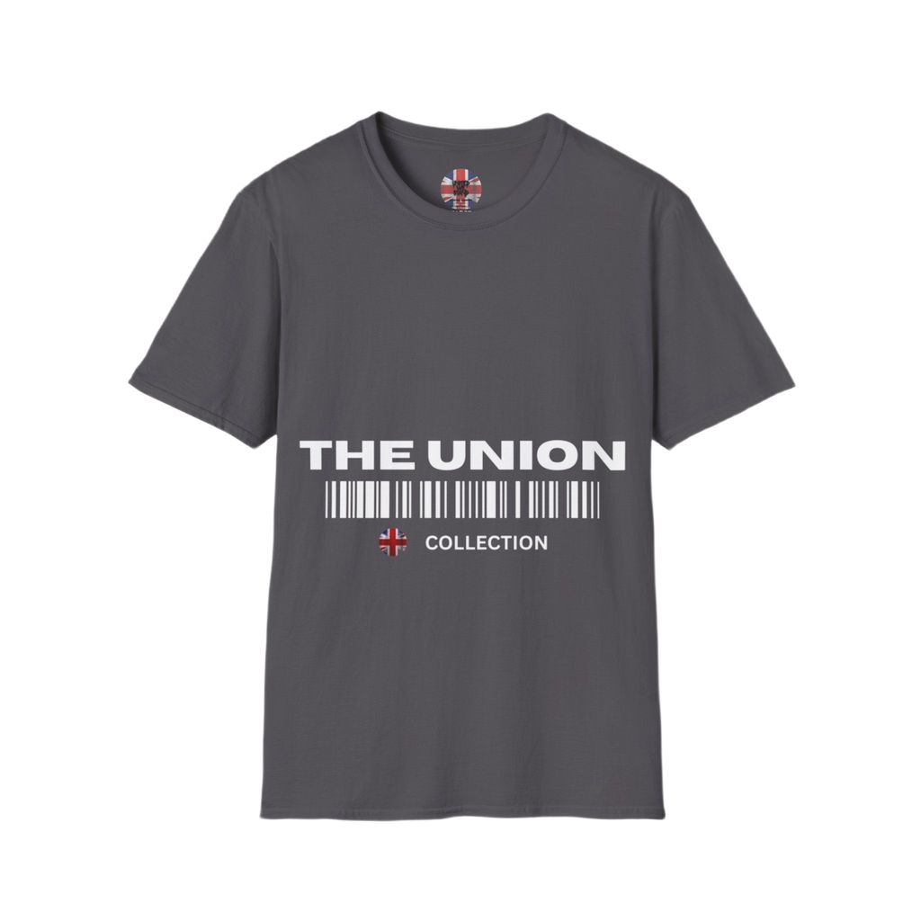The Union Collection T-Shirt | Bold Barcode Graphic Tee | Minimal British Streetwear