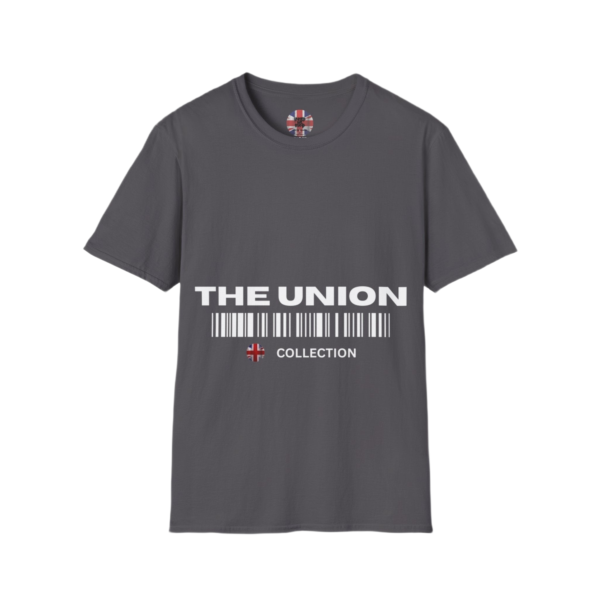 The Union Collection T-Shirt | Bold Barcode Graphic Tee | Minimal British Streetwear