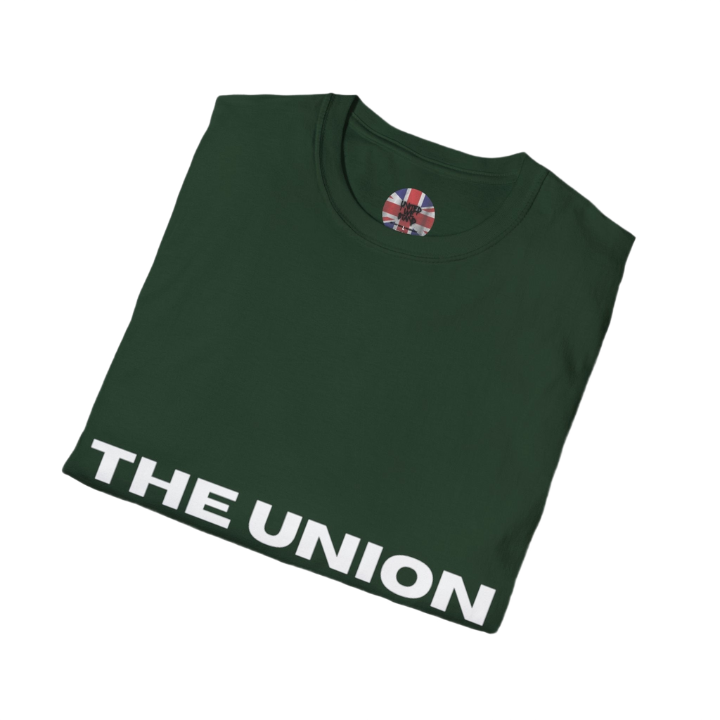 The Union Collection T-Shirt | Bold Barcode Graphic Tee | Minimal British Streetwear